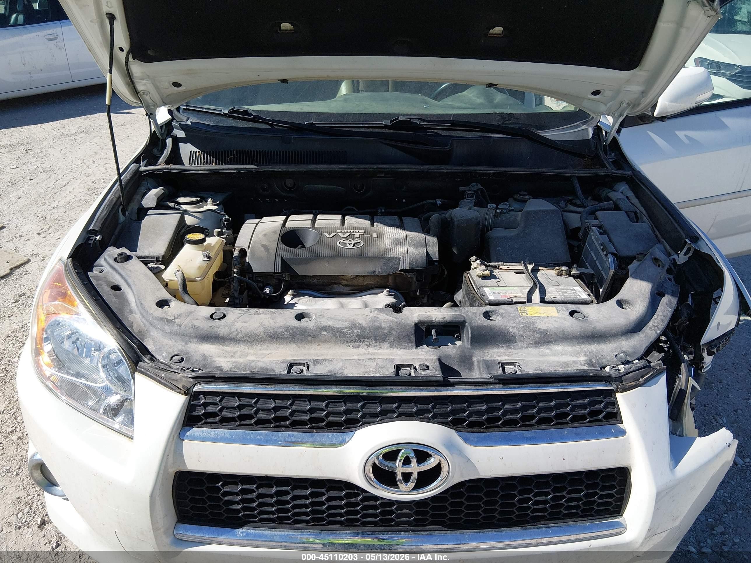 2009 Toyota Rav4 Limited White vin: JTMZF31V495011293