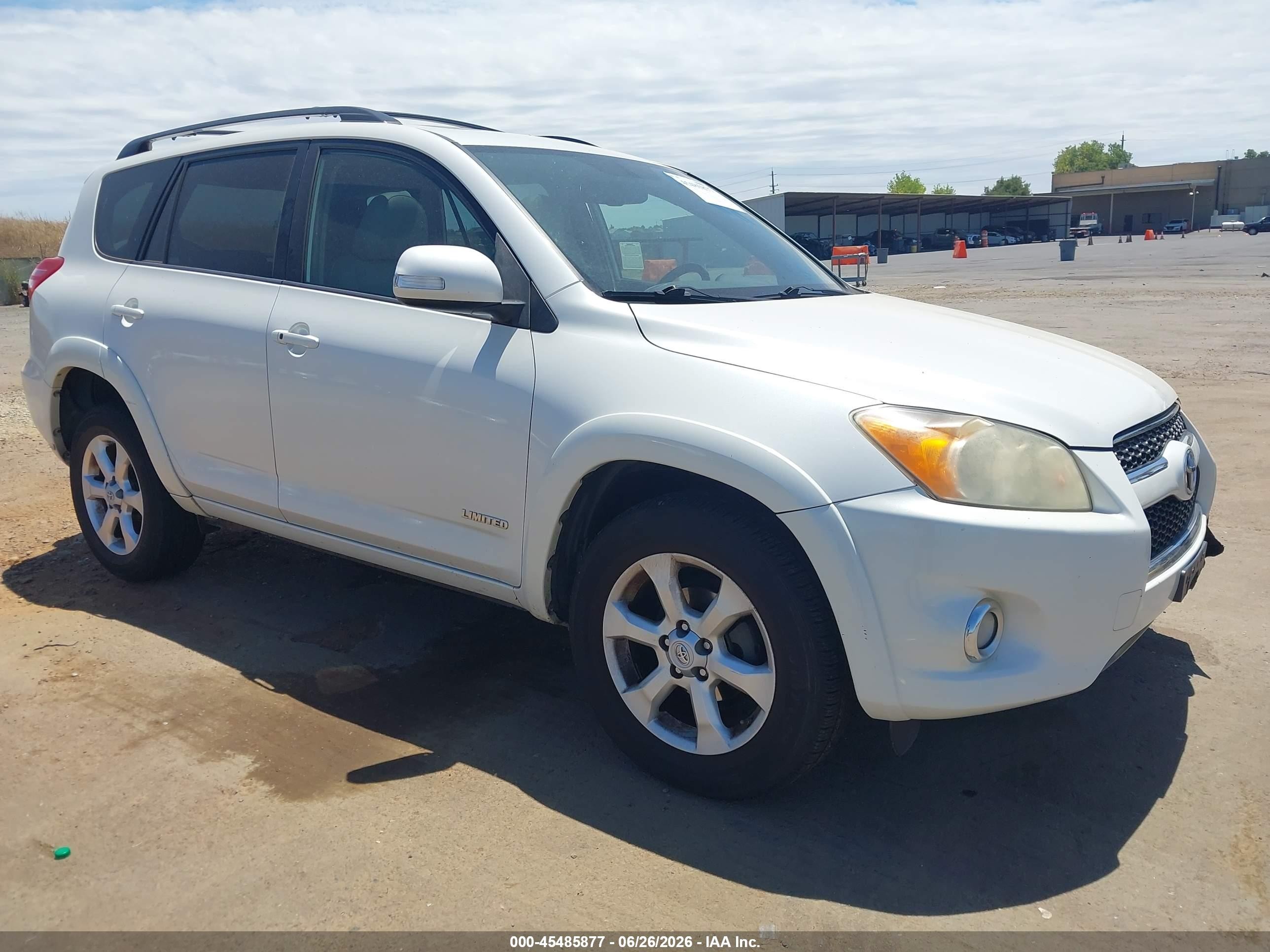 2009 Toyota Rav4 Limited White vin: JTMZF31V595001288