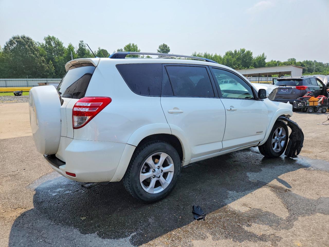 2009 Toyota Rav4 Limited White vin: JTMZF31V595006782