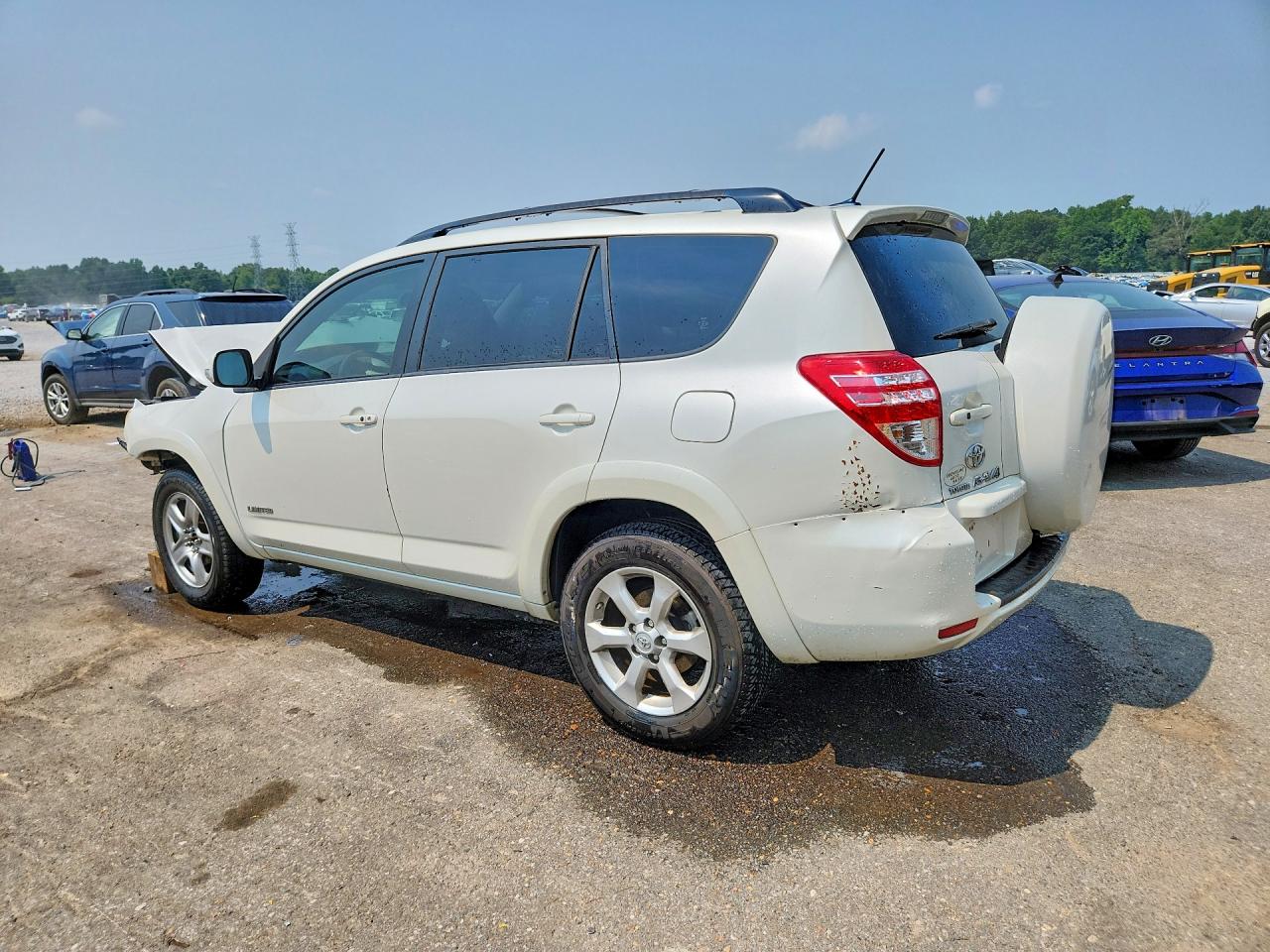 2009 Toyota Rav4 Limited White vin: JTMZF31V595006782