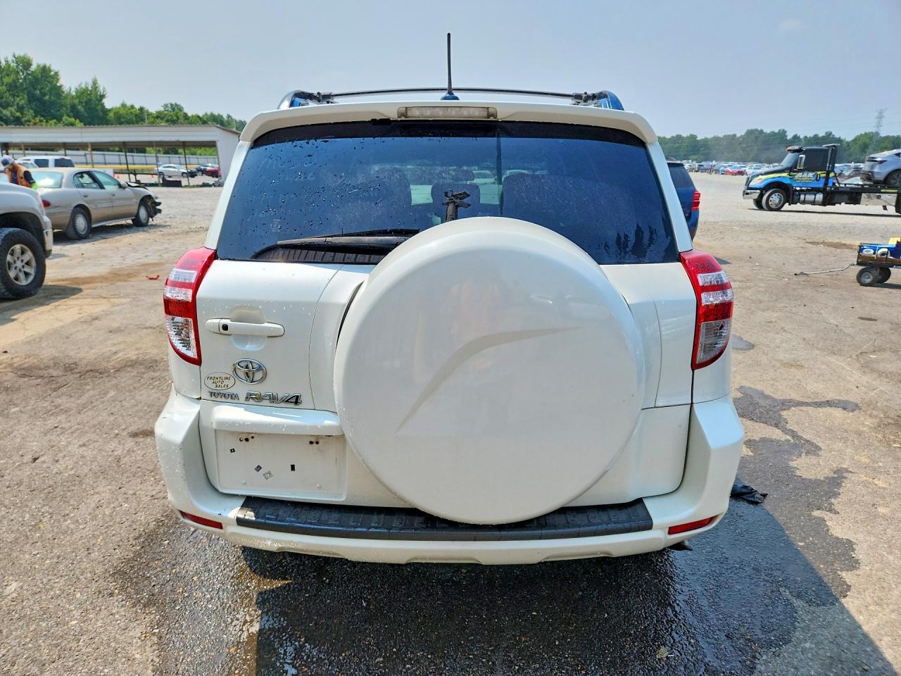 2009 Toyota Rav4 Limited White vin: JTMZF31V595006782