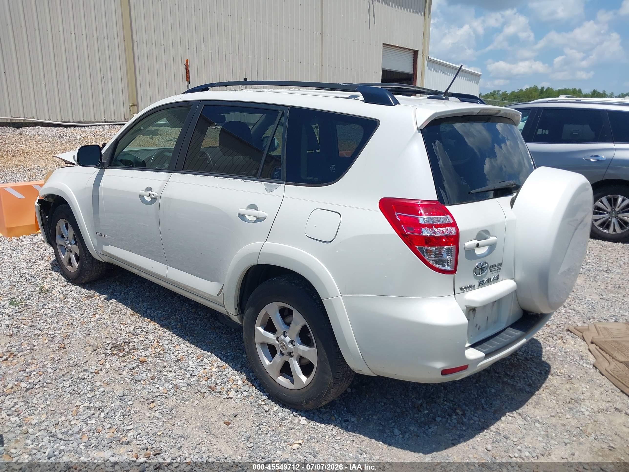 2009 Toyota Rav4 Limited White vin: JTMZF31V995013556