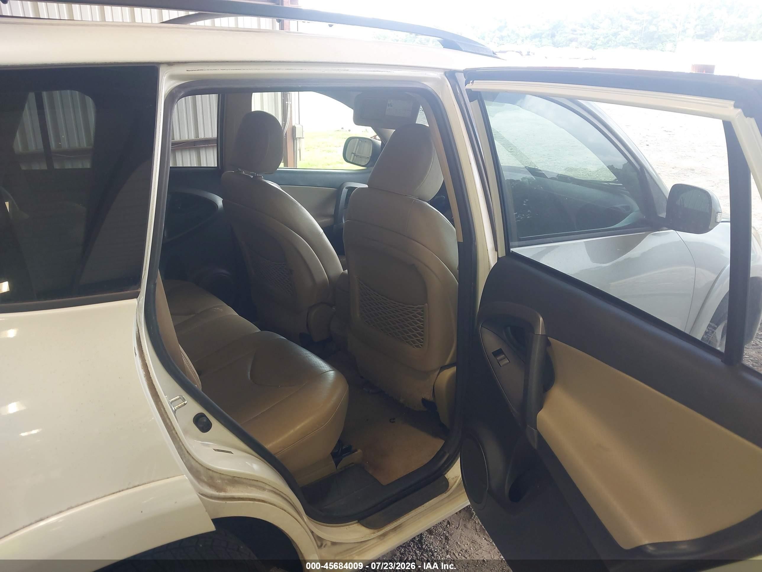 2009 Toyota Rav4 Limited White vin: JTMZF31VX95009869