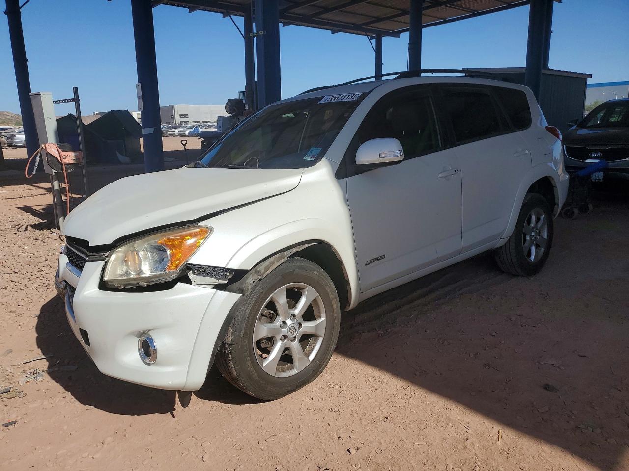 2009 Toyota Rav4 Limited White vin: JTMZF31VX95012674