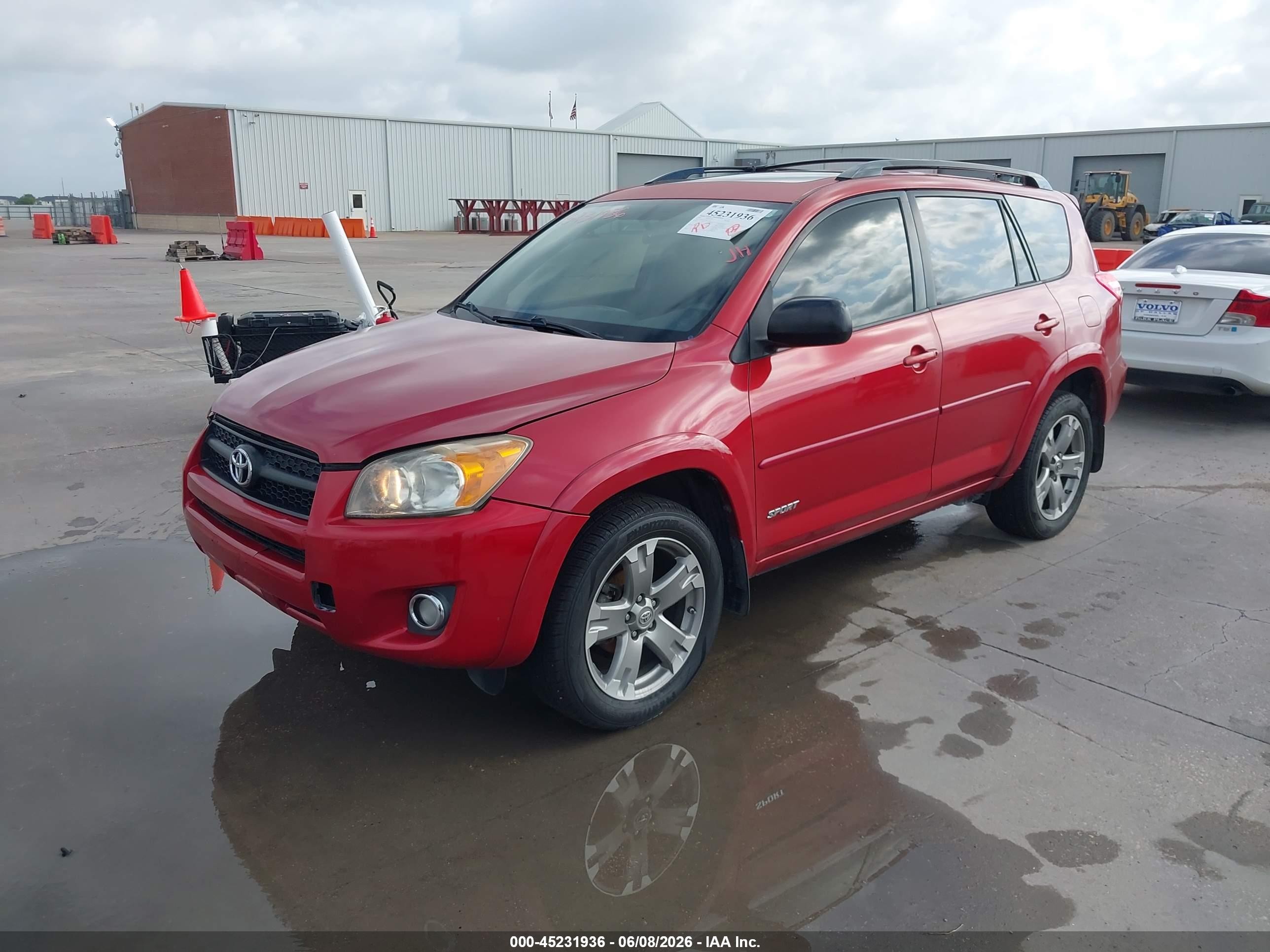 2009 Toyota Rav4 Sport Красный vin: JTMZF32V79D011180