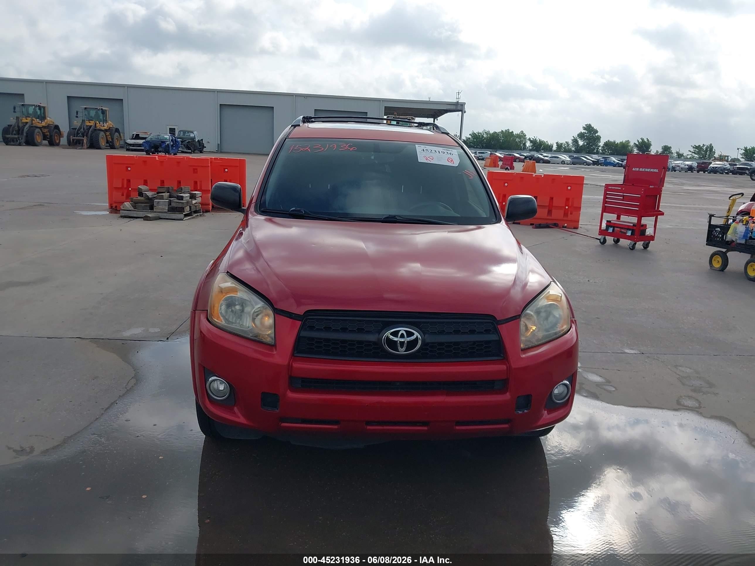 2009 Toyota Rav4 Sport Красный vin: JTMZF32V79D011180