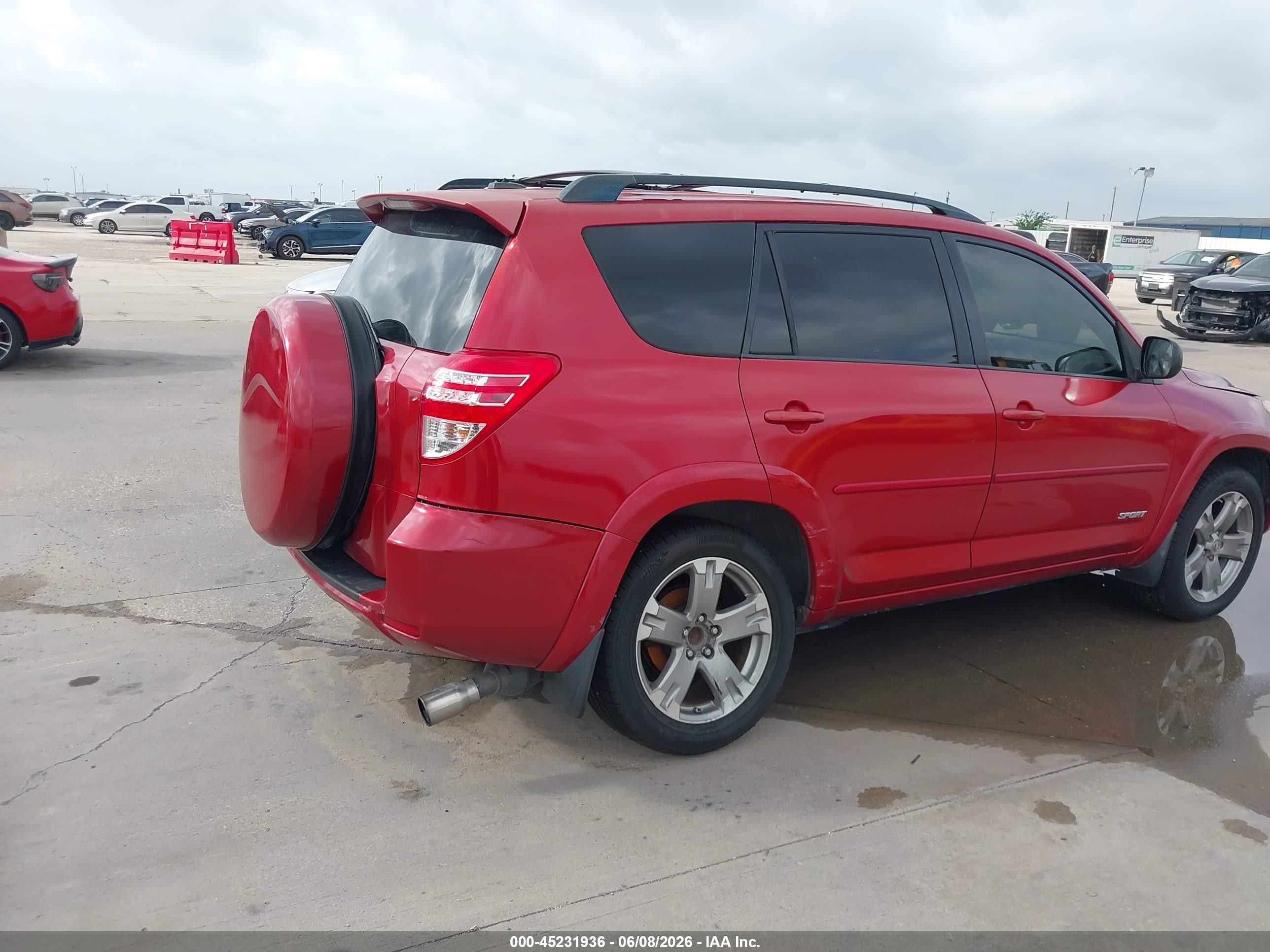 2009 Toyota Rav4 Sport Красный vin: JTMZF32V79D011180