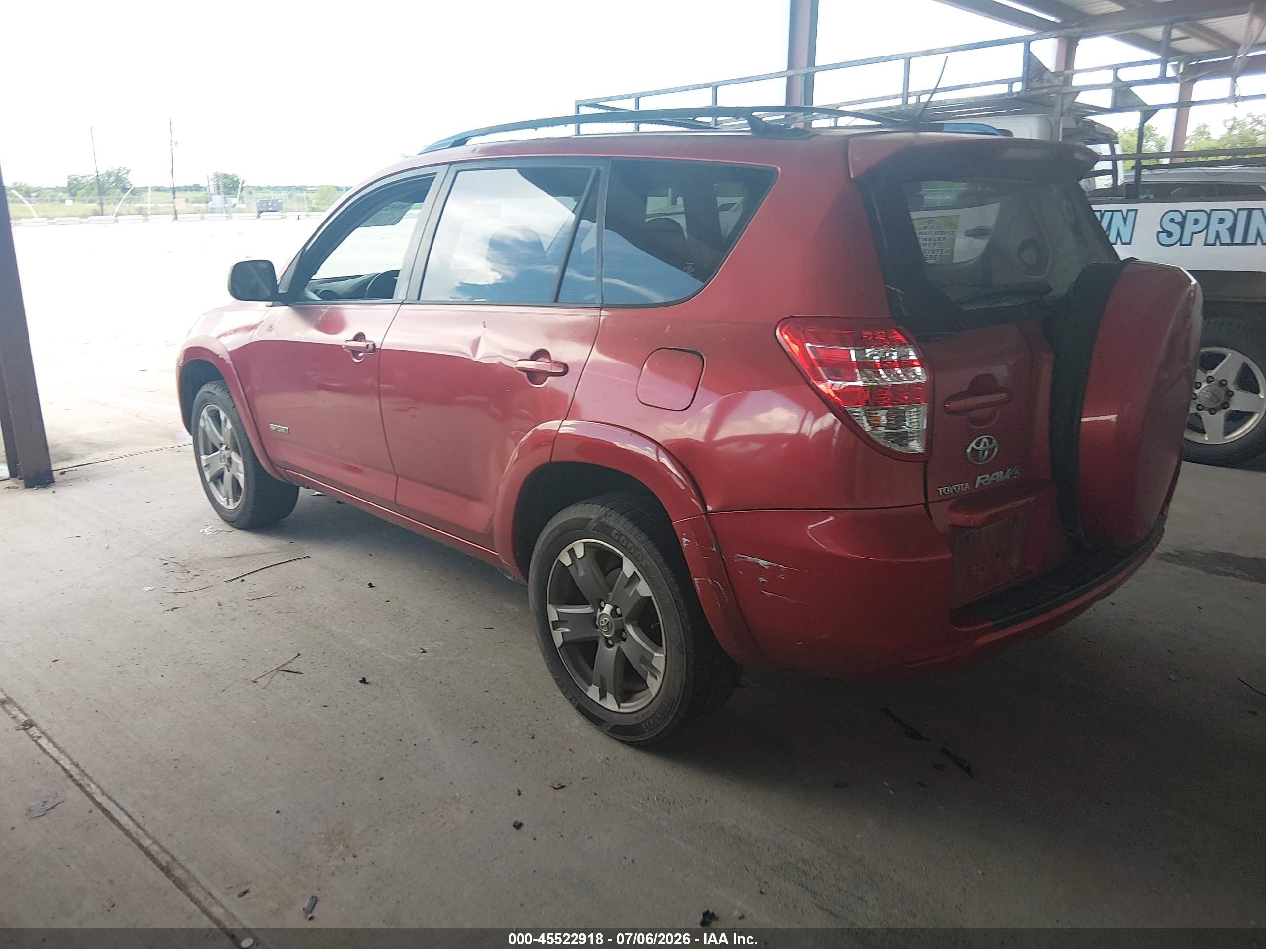2009 Toyota Rav4 Sport Red vin: JTMZF32V89D001239