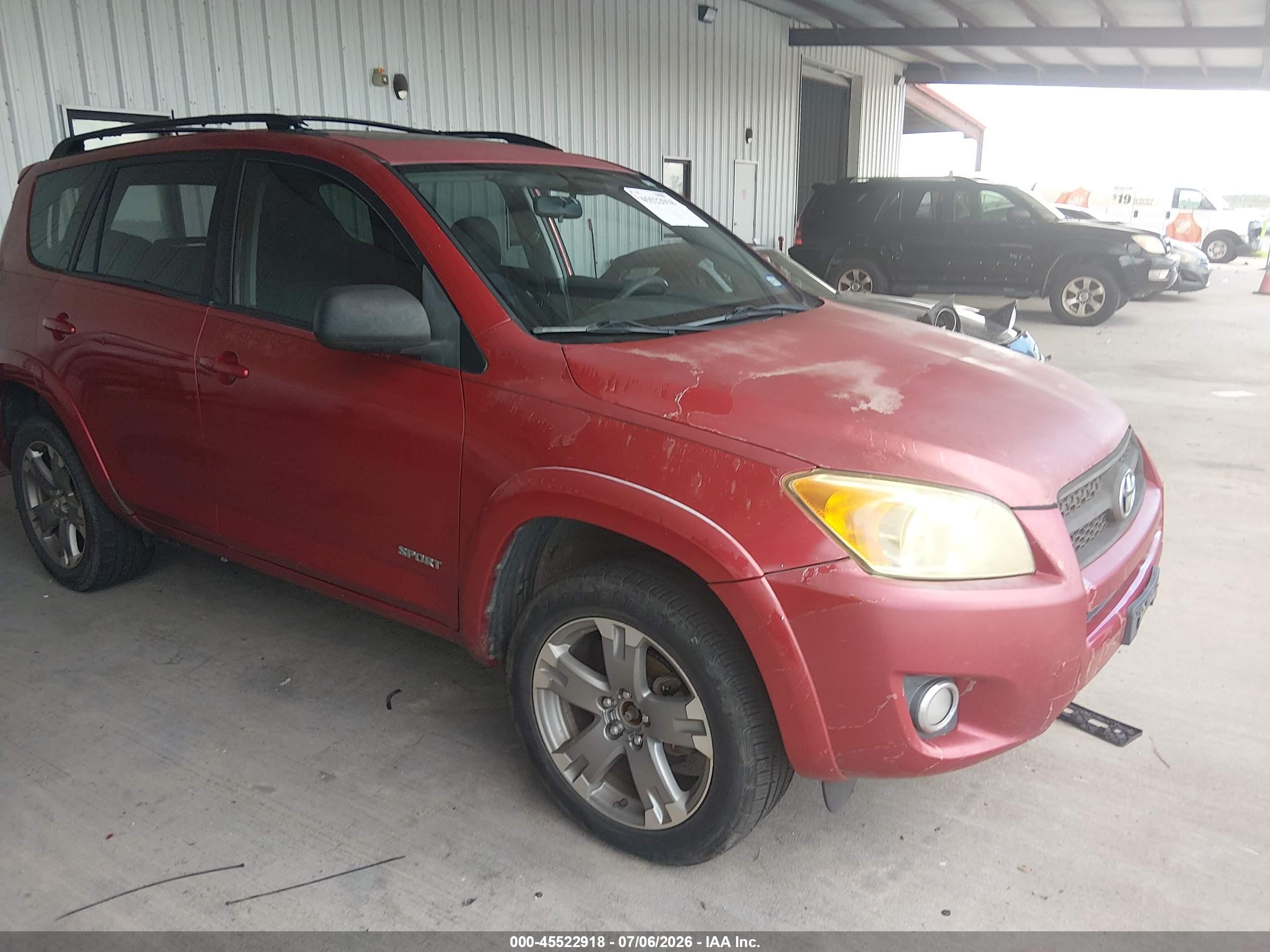 2009 Toyota Rav4 Sport Красный vin: JTMZF32V89D001239
