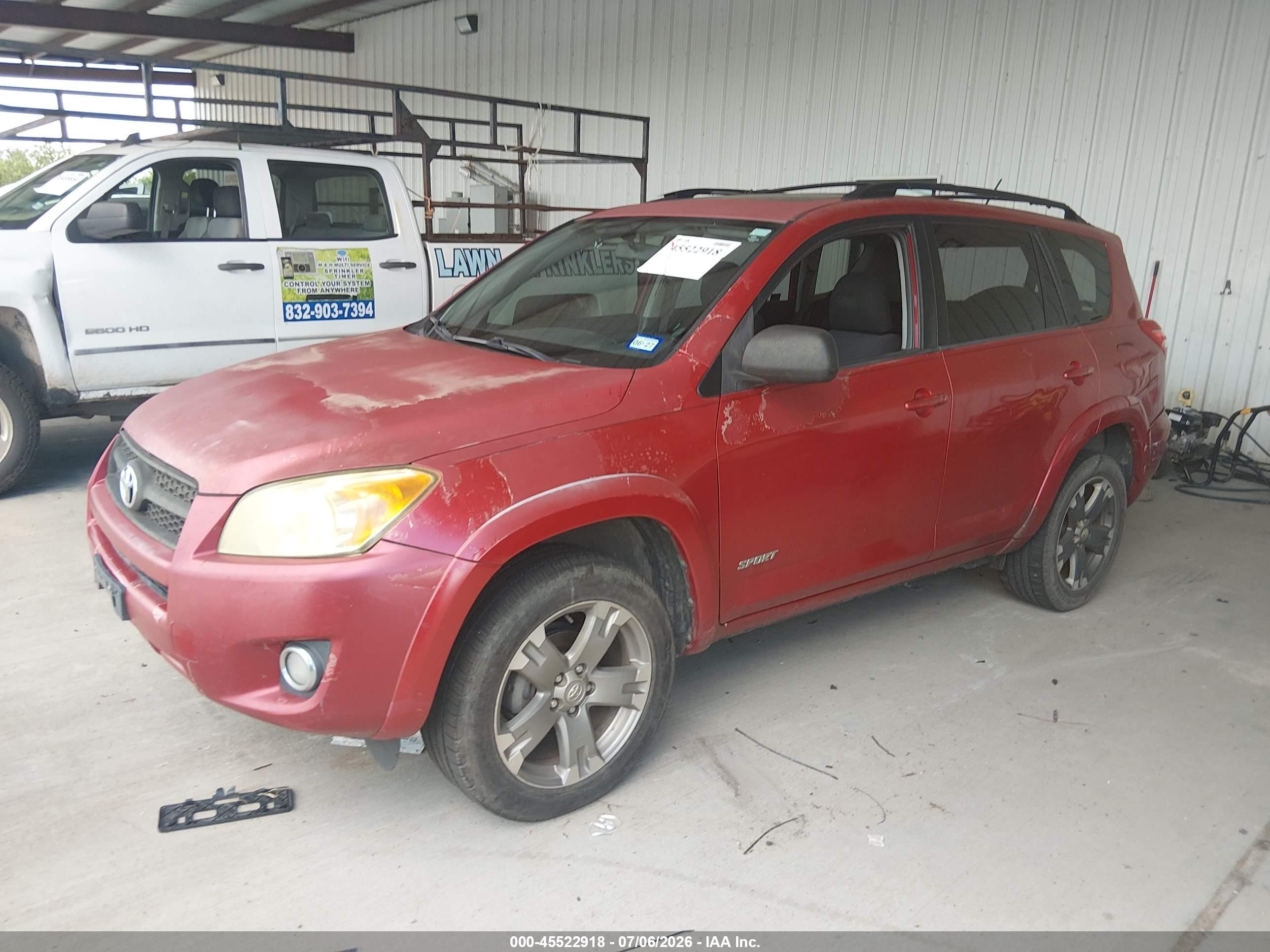 2009 Toyota Rav4 Sport Red vin: JTMZF32V89D001239