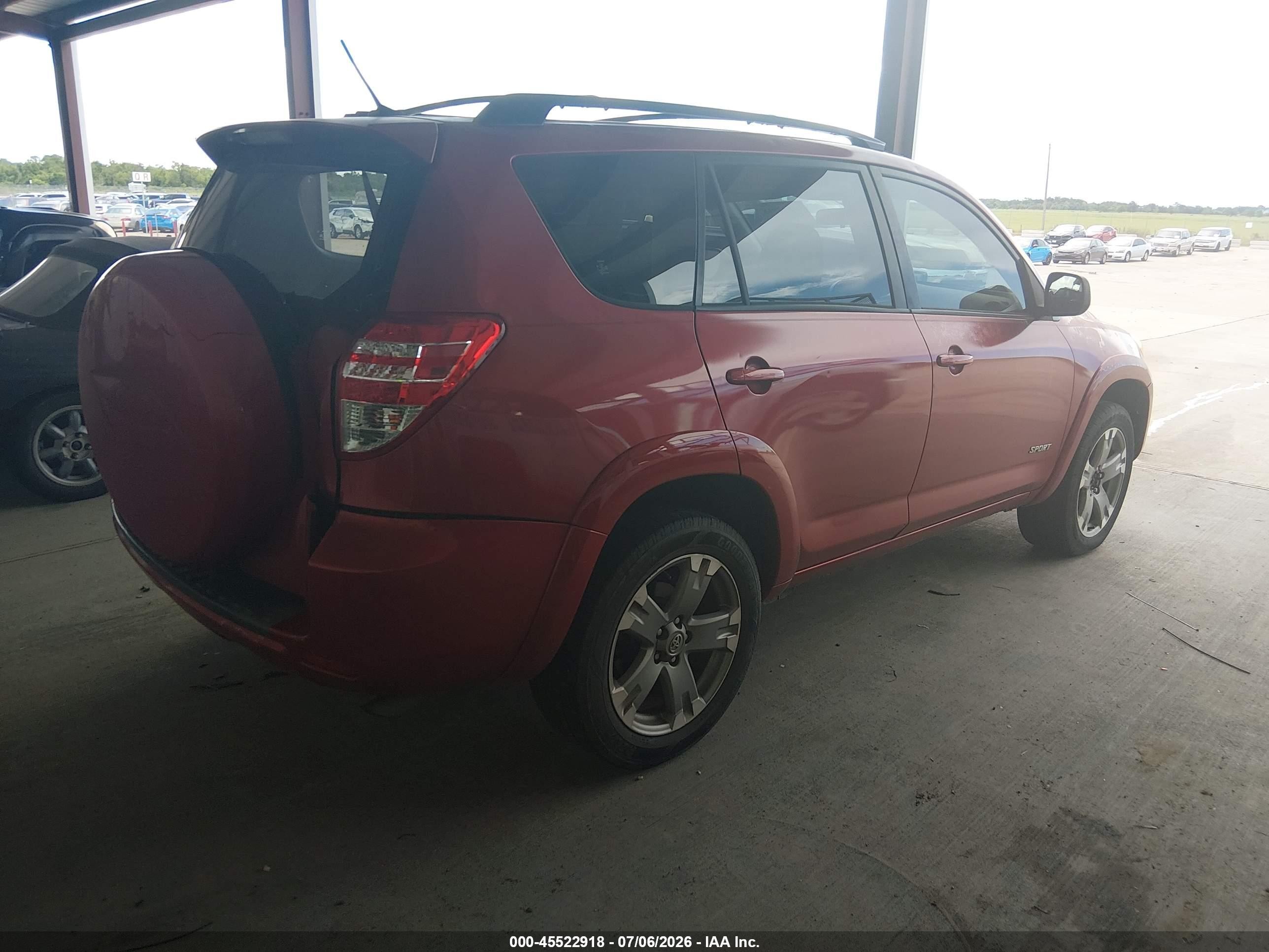 2009 Toyota Rav4 Sport Red vin: JTMZF32V89D001239