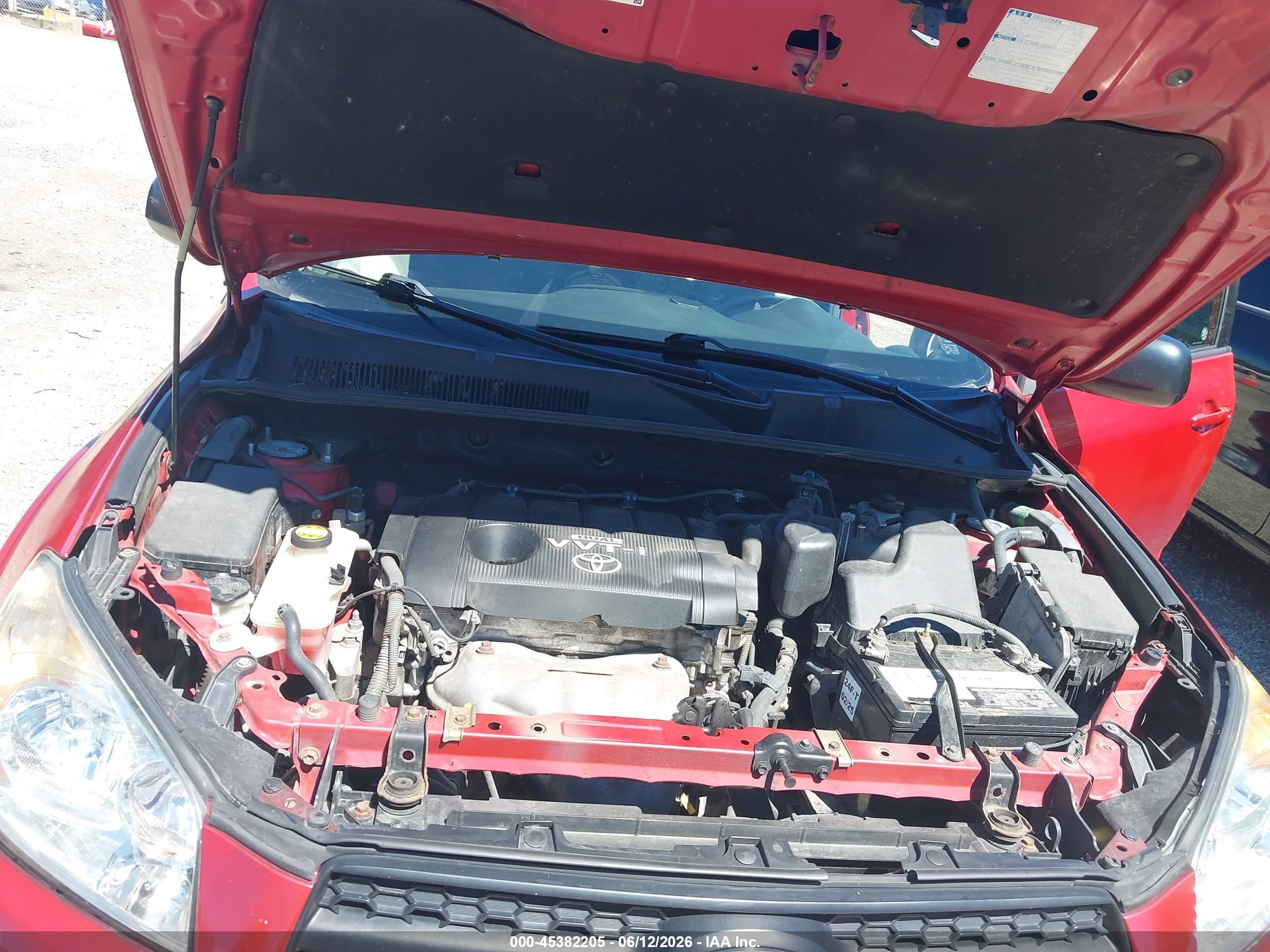 2009 Toyota Rav4 Sport Red vin: JTMZF32V995013538