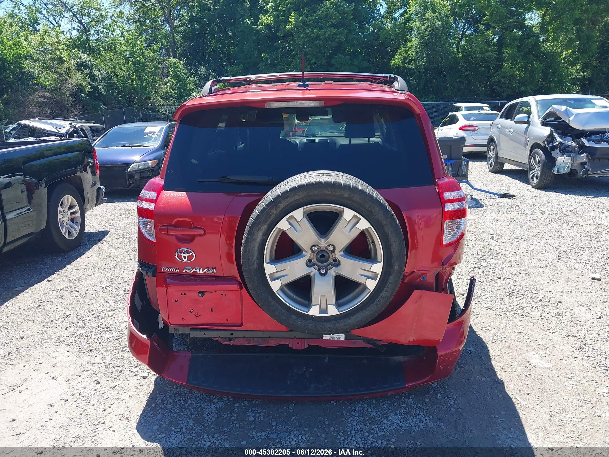 2009 Toyota Rav4 Sport Red vin: JTMZF32V995013538