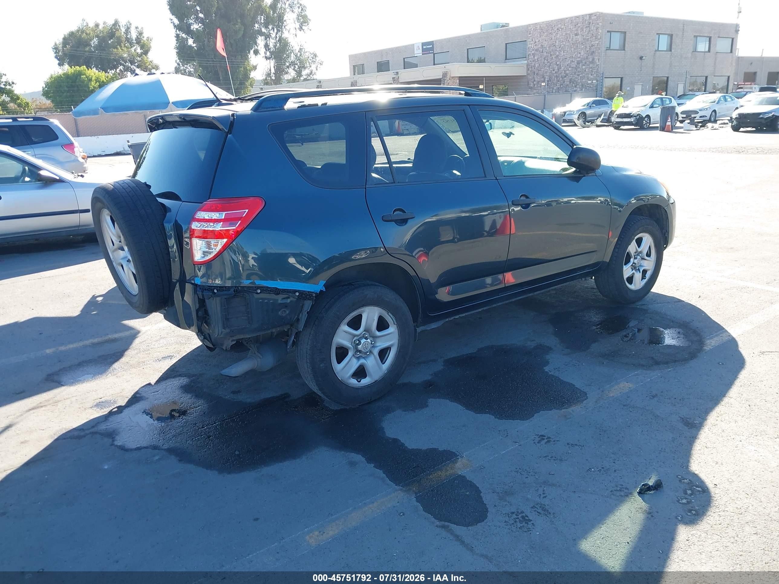 2009 Toyota Rav4   Teal vin: JTMZF33V09D007924