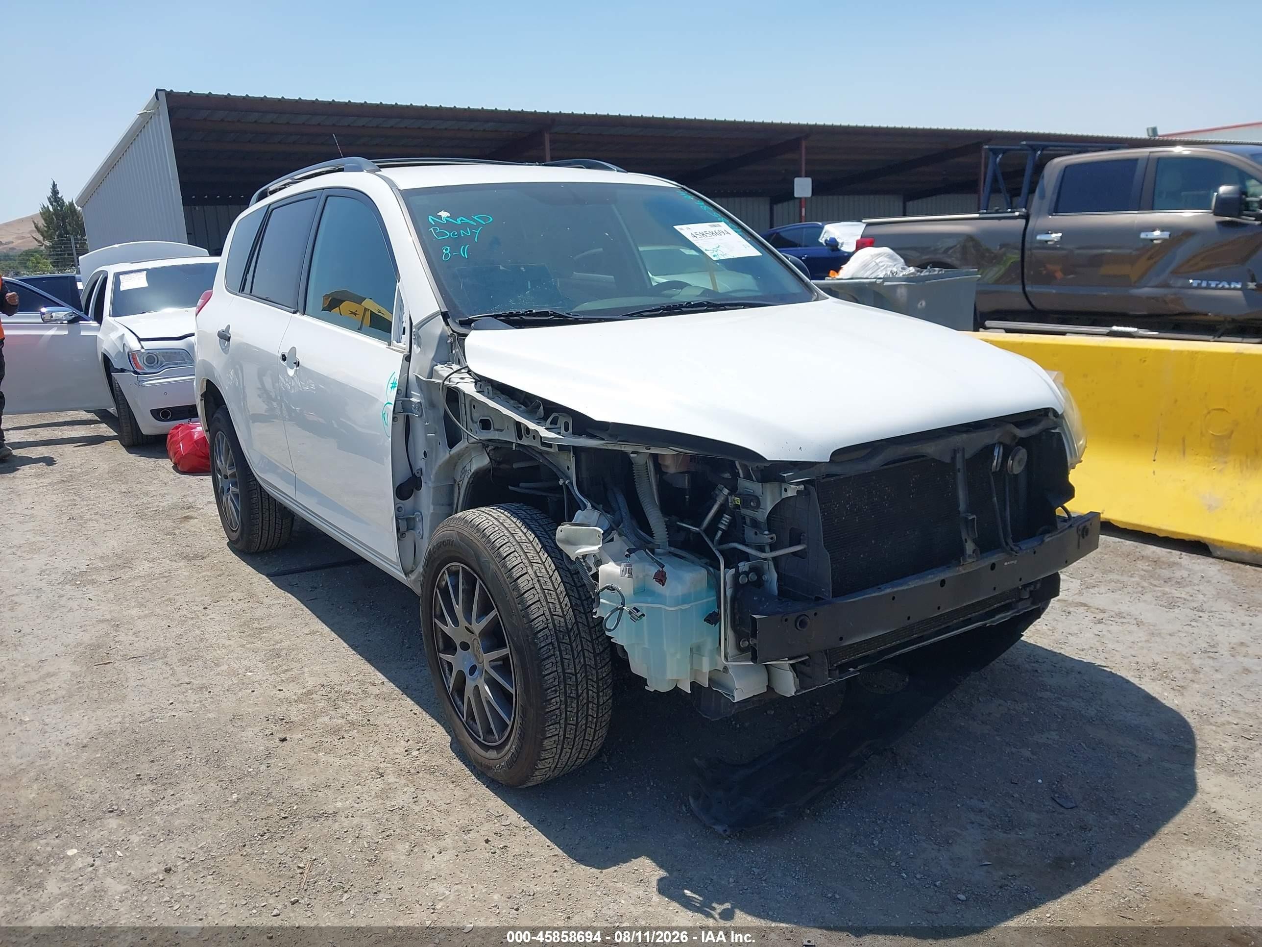 2009 Toyota Rav4   Белый vin: JTMZF33V09D010760