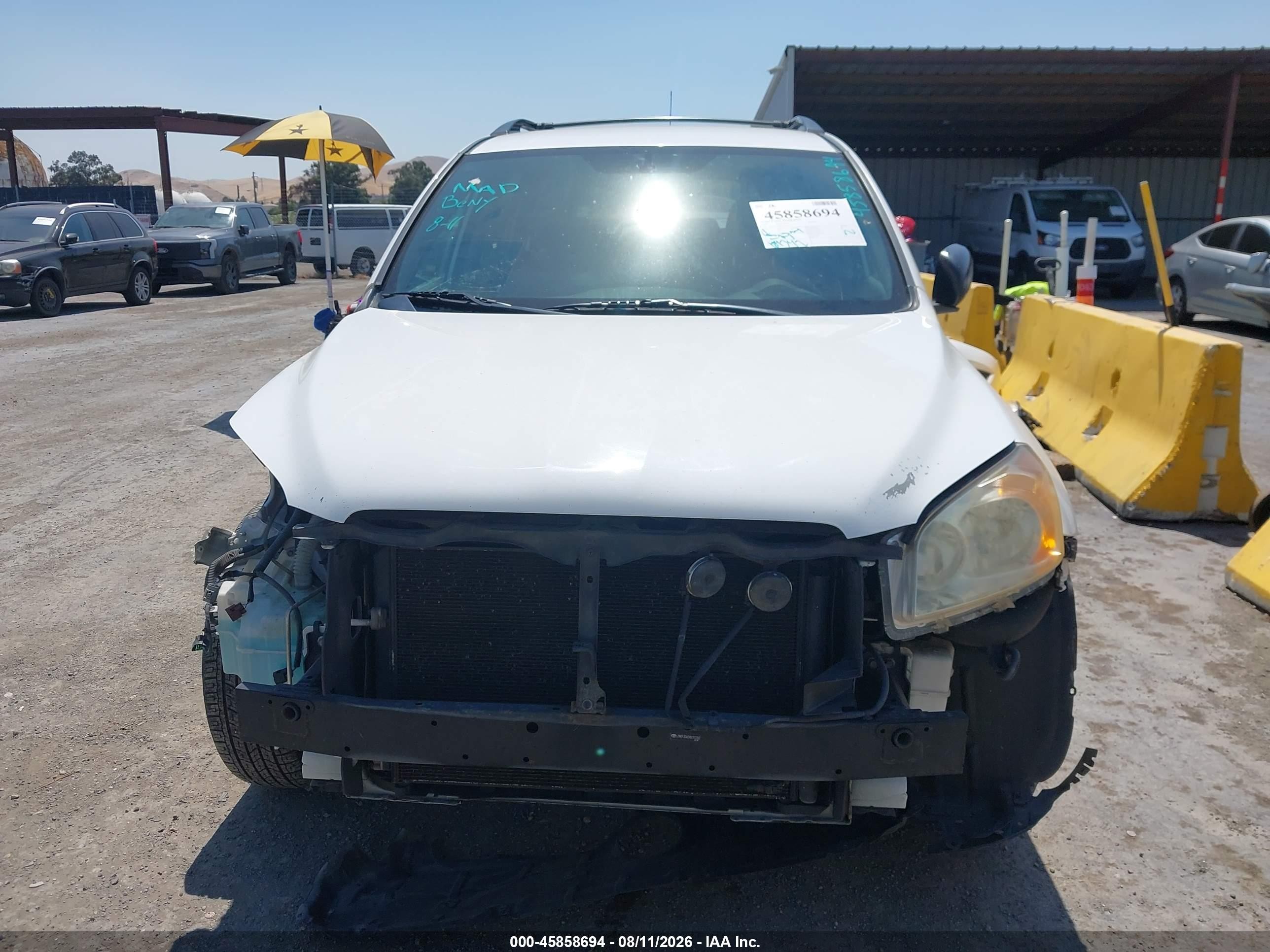 2009 Toyota Rav4   Белый vin: JTMZF33V09D010760