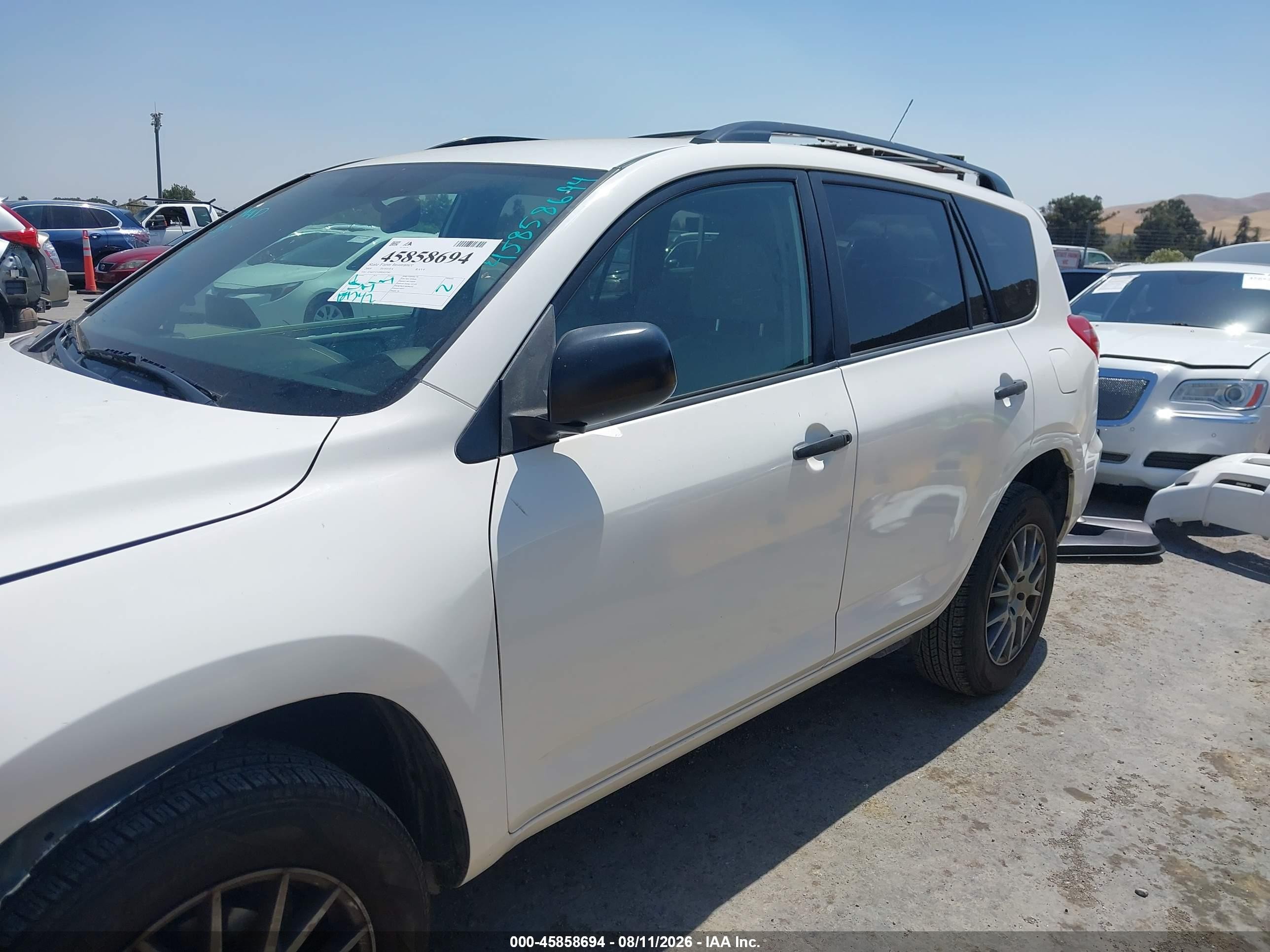 2009 Toyota Rav4   Белый vin: JTMZF33V09D010760