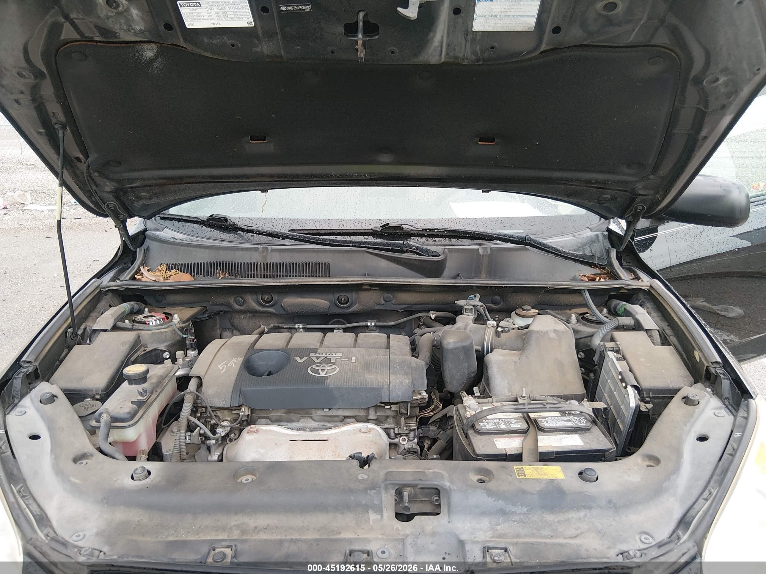 2009 Toyota Rav4   Черный vin: JTMZF33V195006923