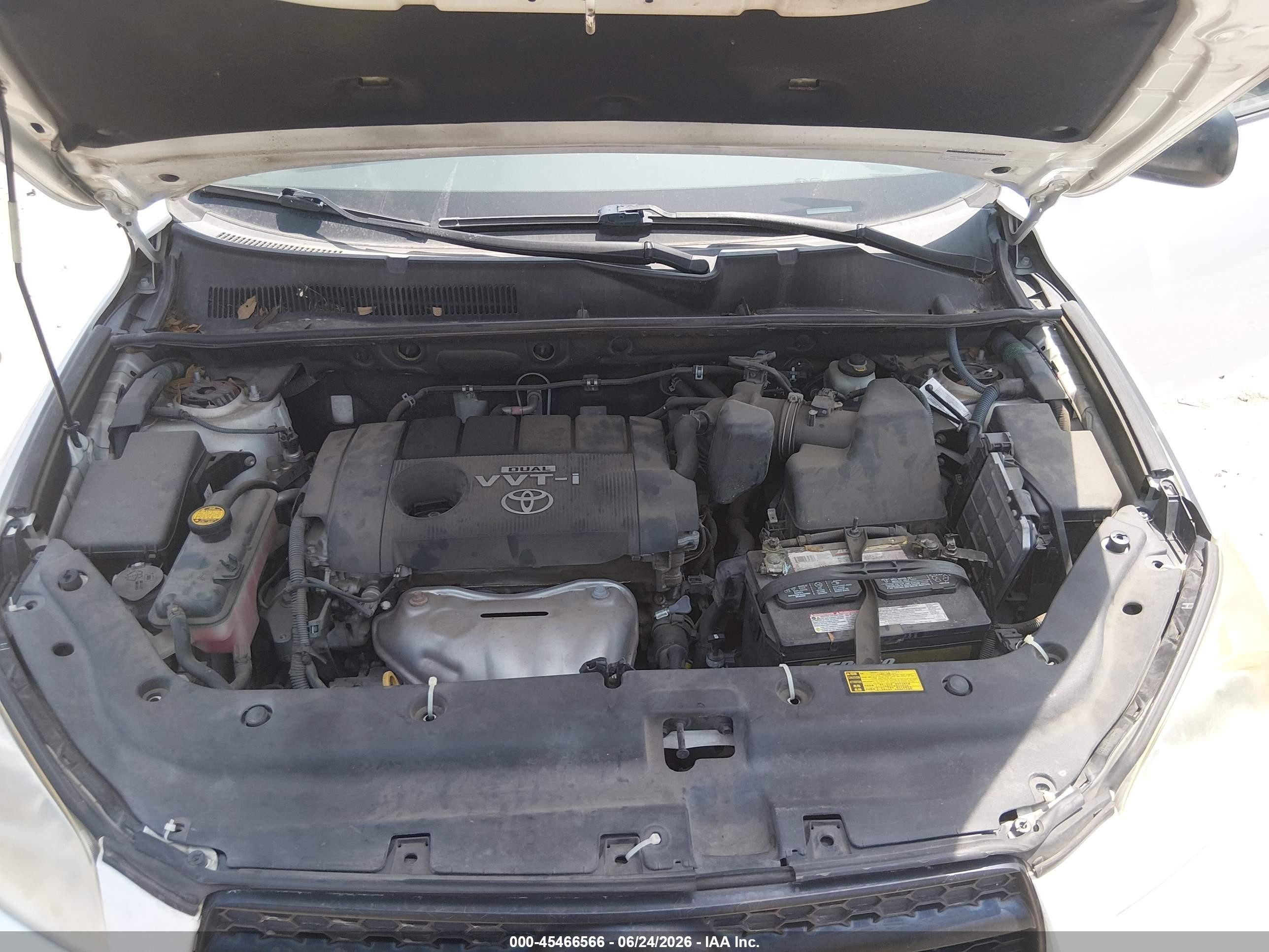 2009 Toyota Rav4   White vin: JTMZF33V19D000450