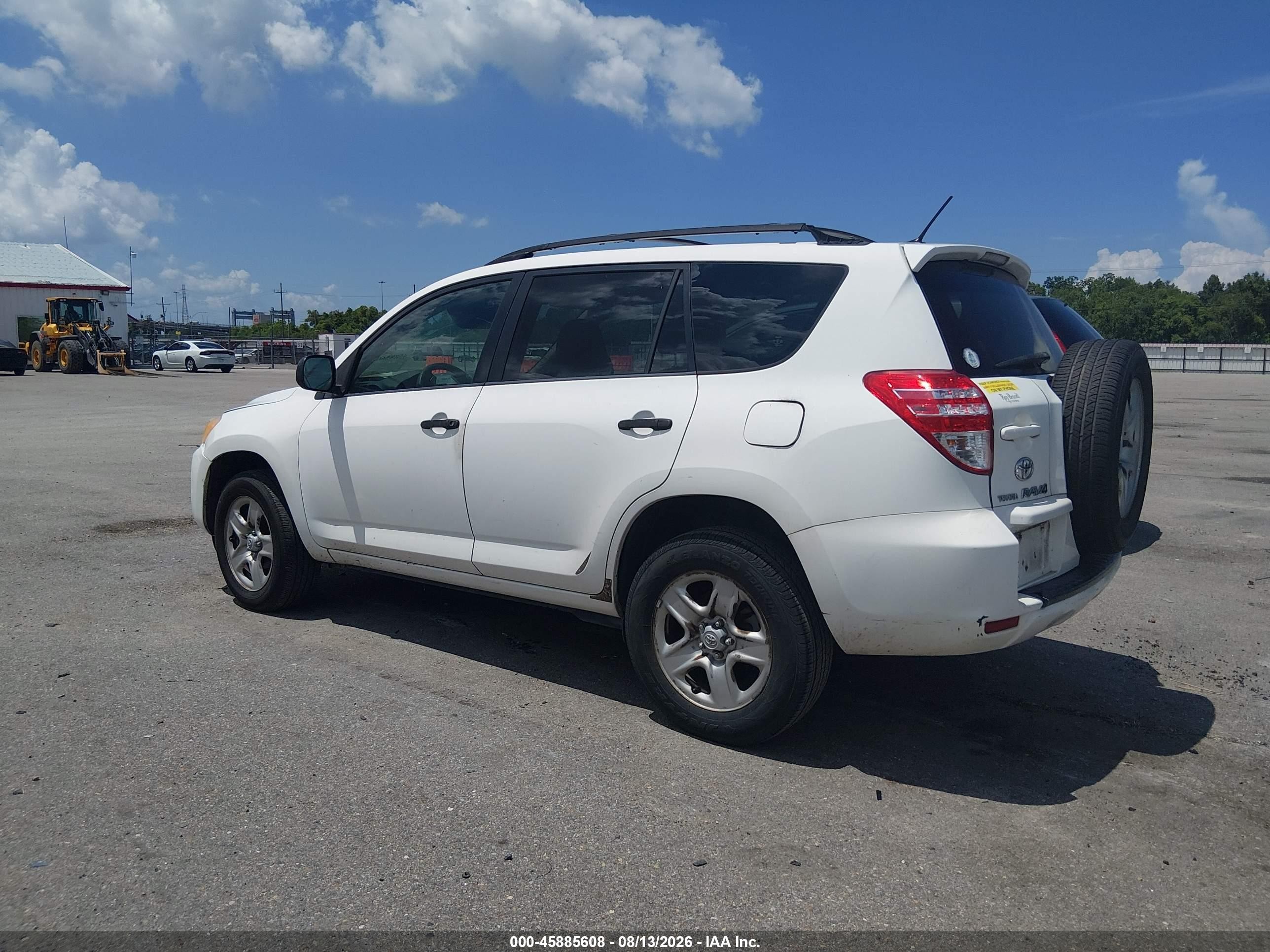 2009 Toyota Rav4   White vin: JTMZF33V19D005163