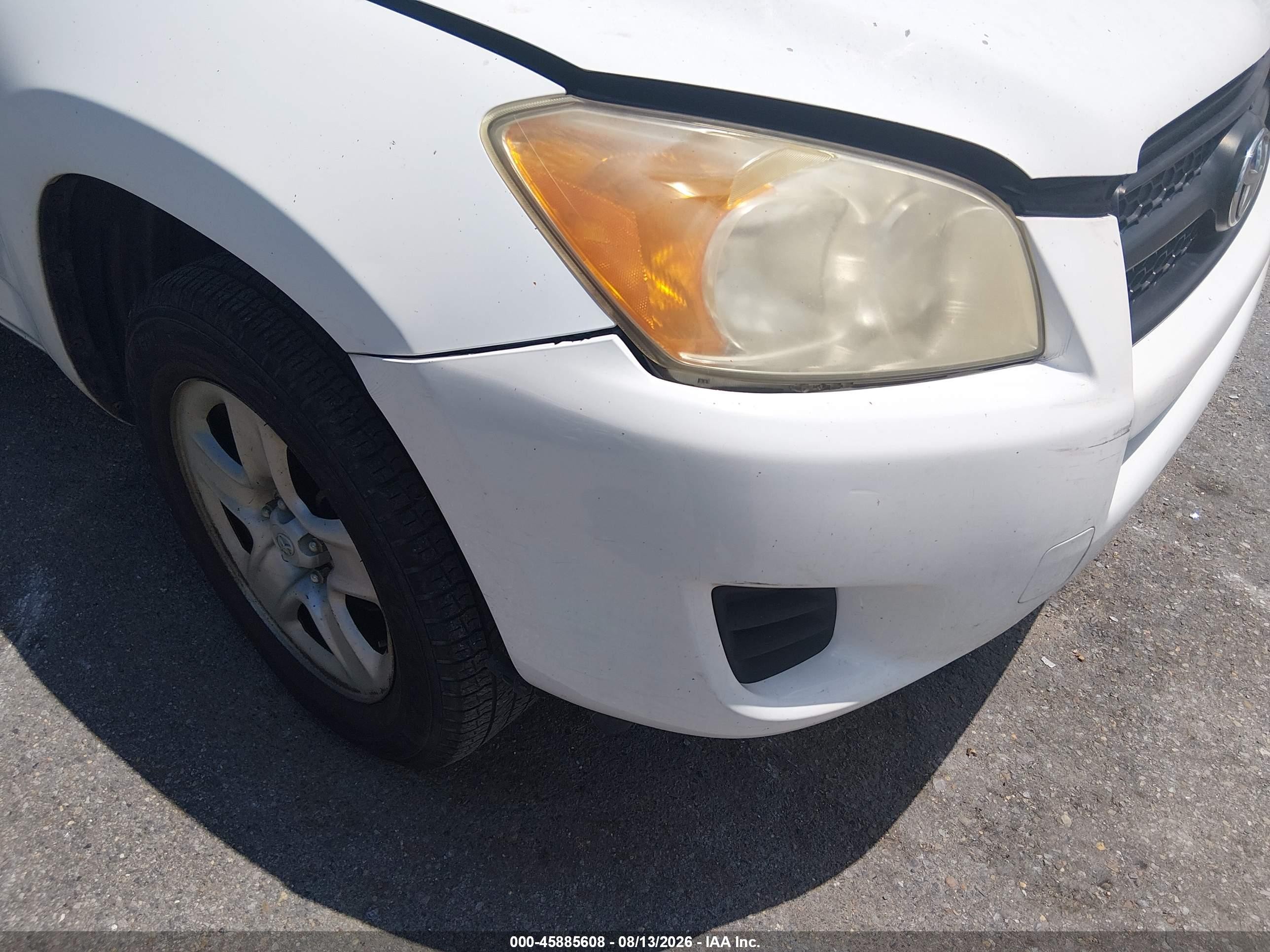 2009 Toyota Rav4   White vin: JTMZF33V19D005163