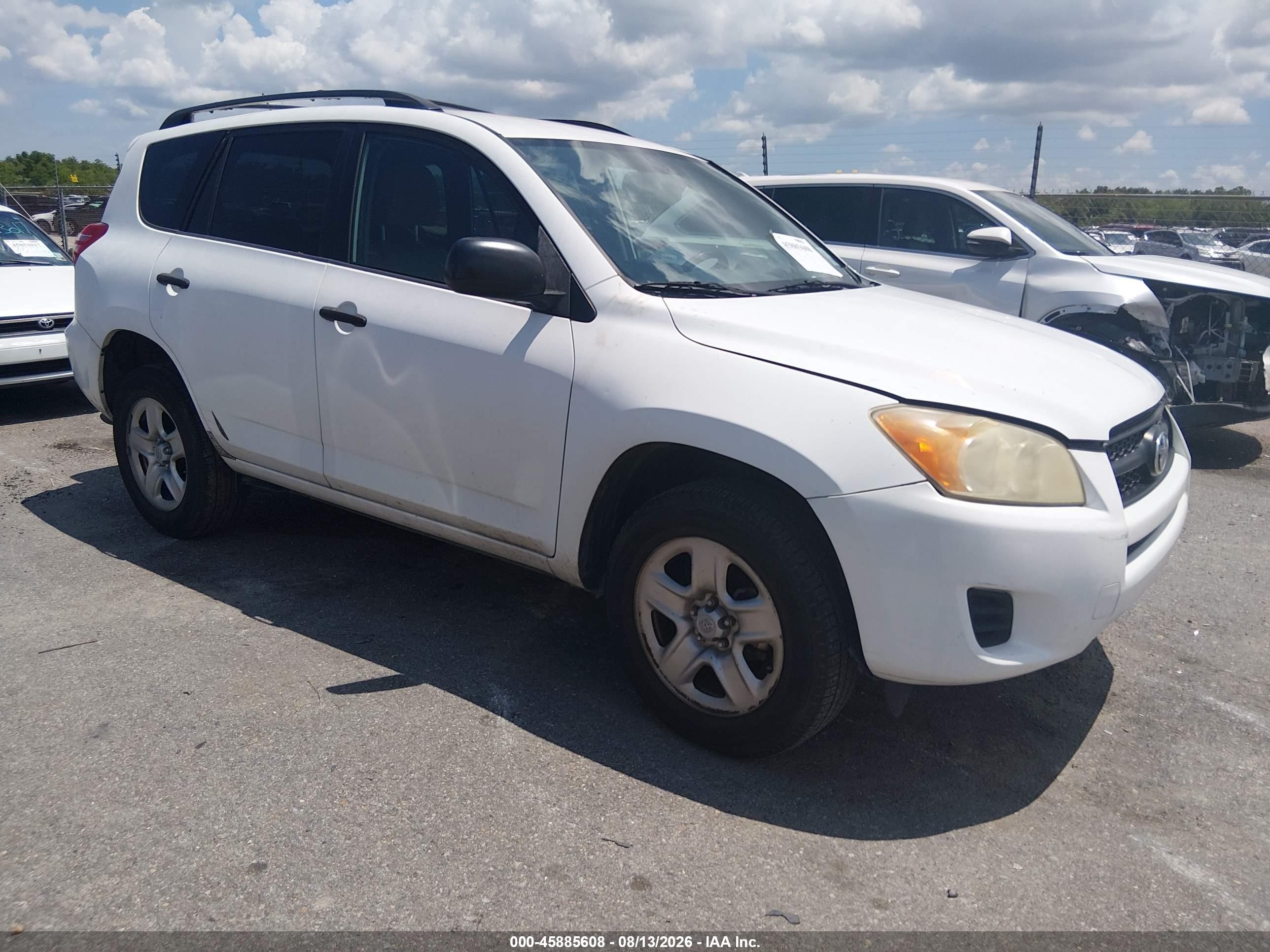 2009 Toyota Rav4   White vin: JTMZF33V19D005163