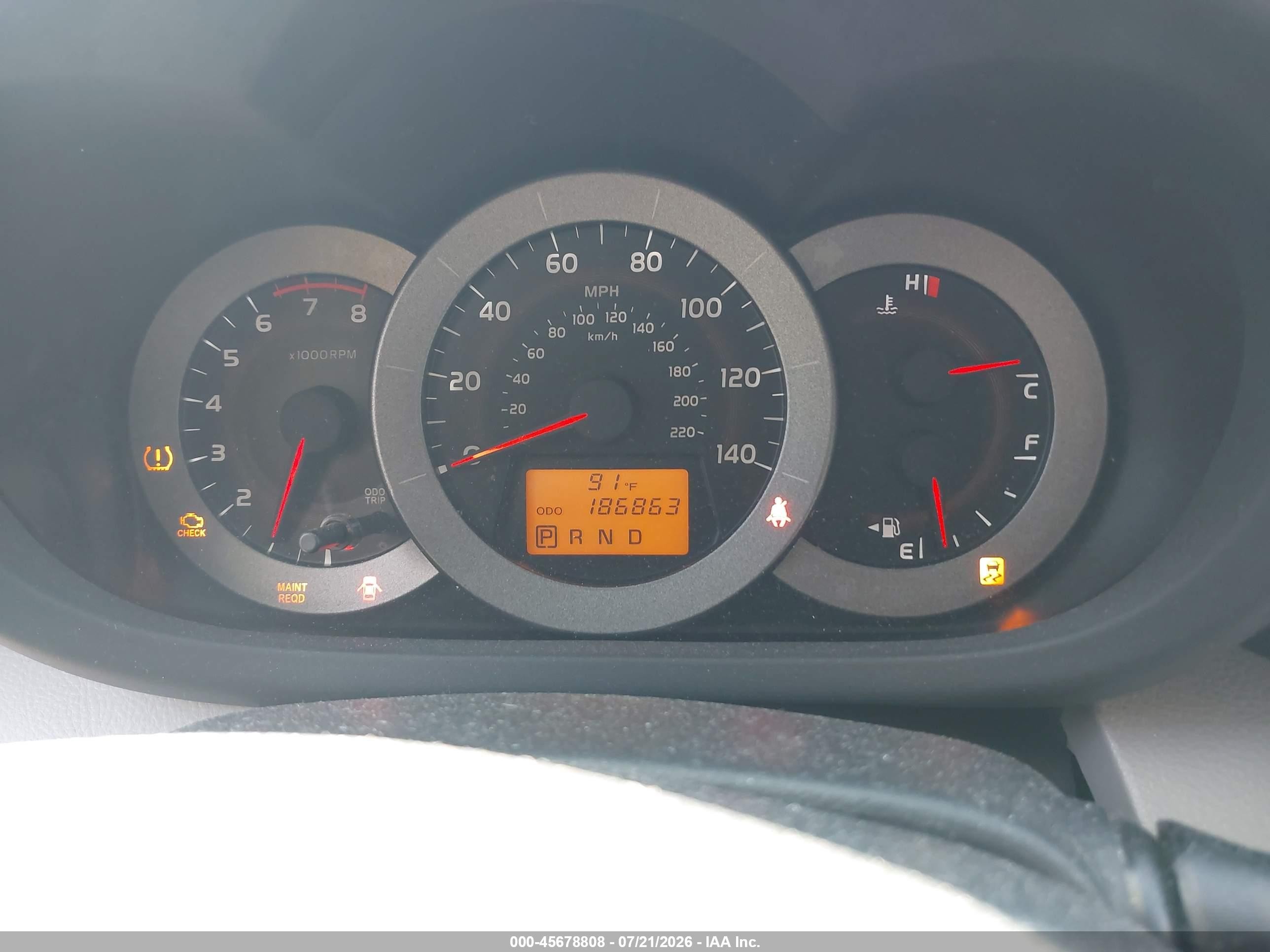 2009 Toyota Rav4   White vin: JTMZF33V19D006054