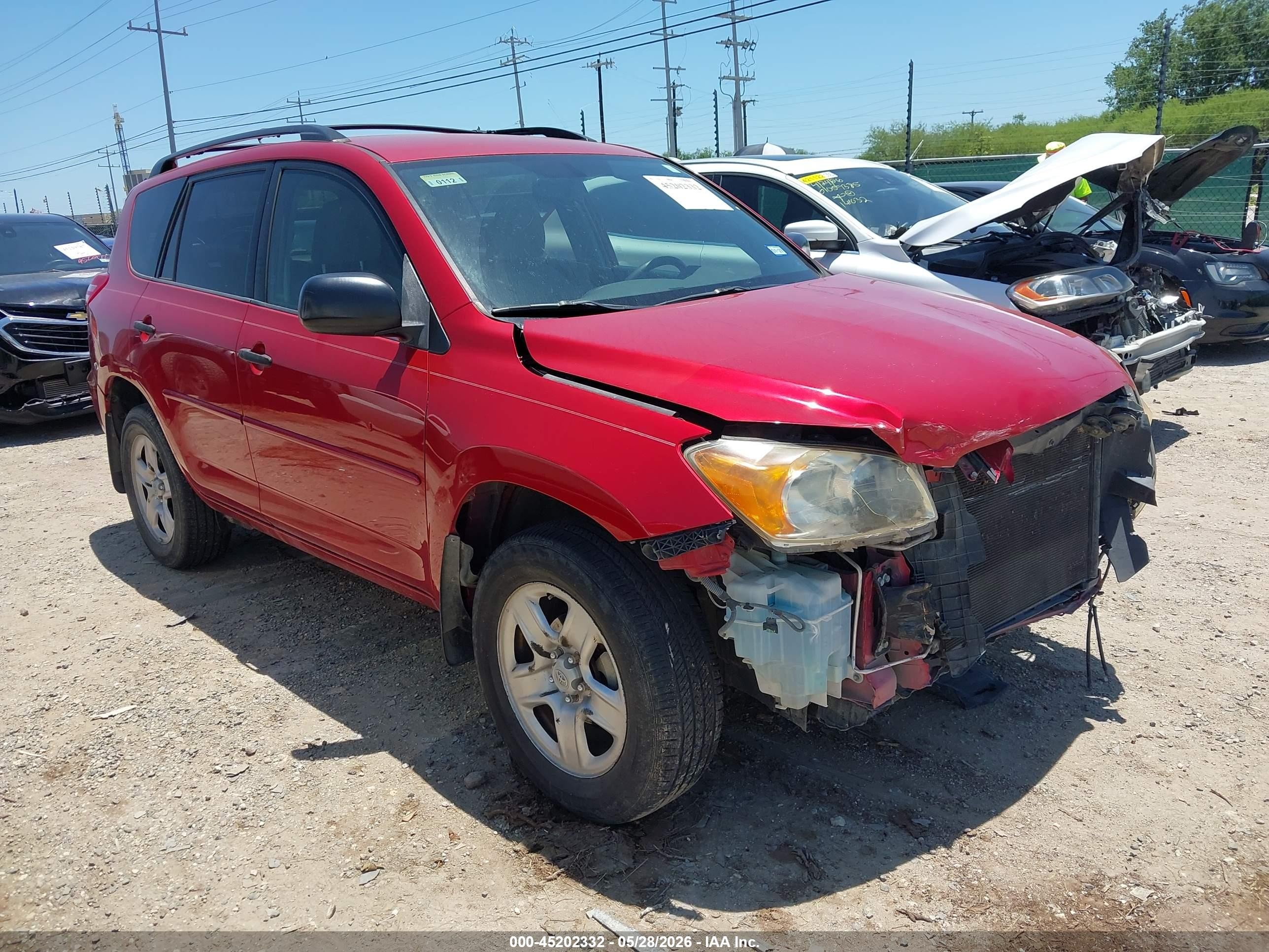 2009 Toyota Rav4   Красный vin: JTMZF33V19D006958