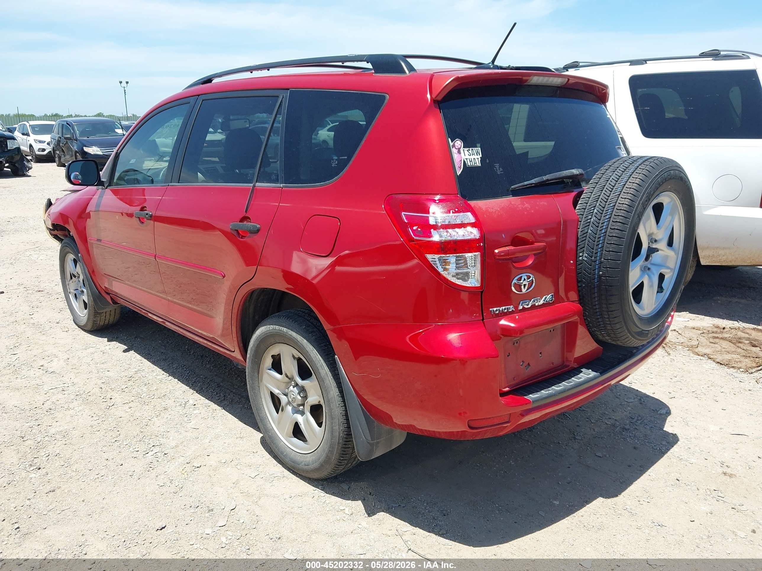 2009 Toyota Rav4   Красный vin: JTMZF33V19D006958