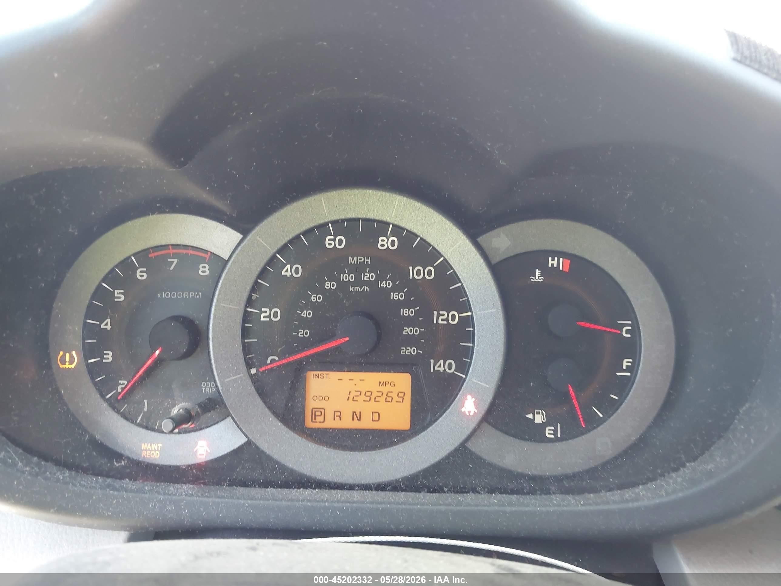 2009 Toyota Rav4   Красный vin: JTMZF33V19D006958