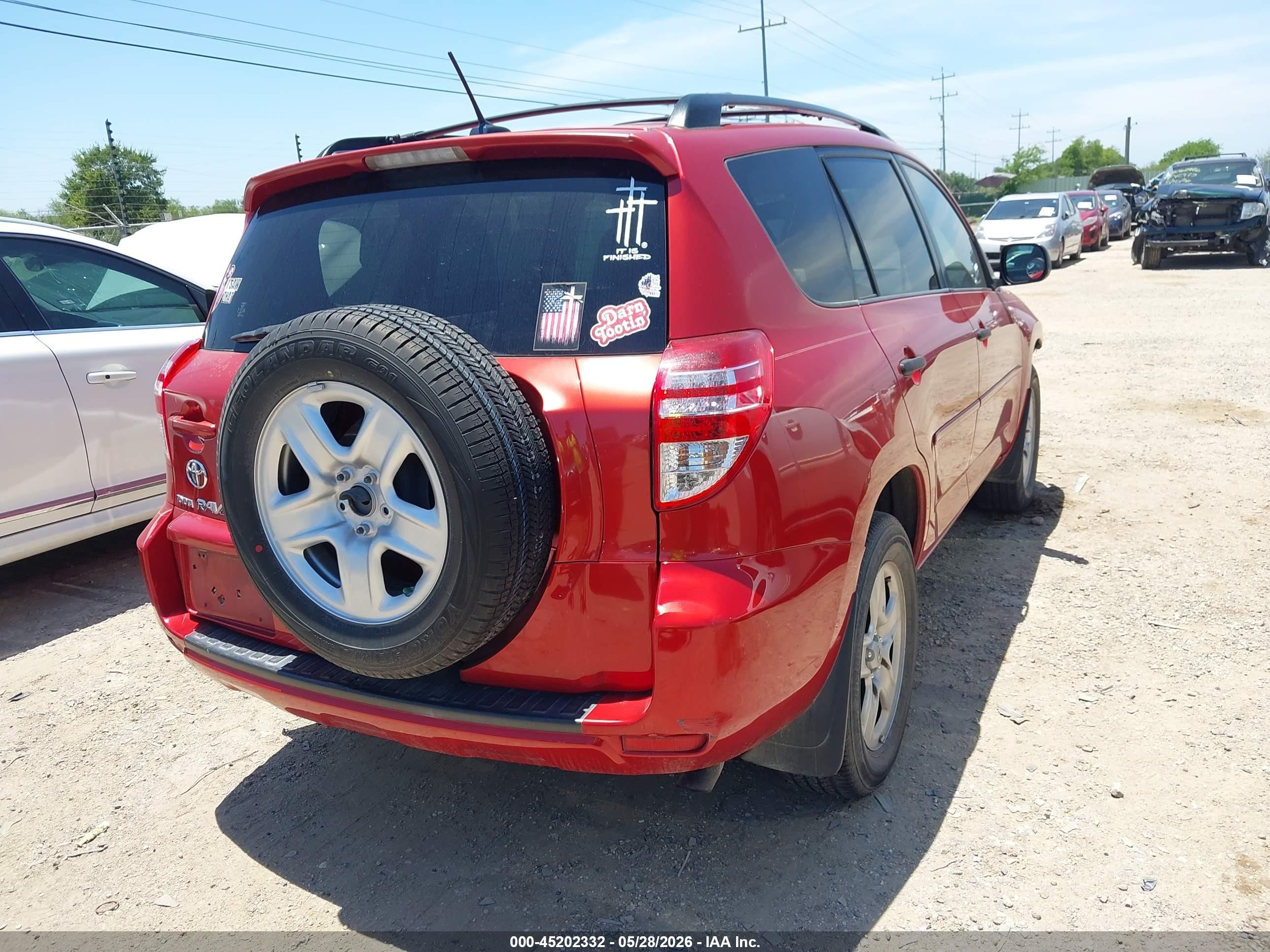 2009 Toyota Rav4   Красный vin: JTMZF33V19D006958