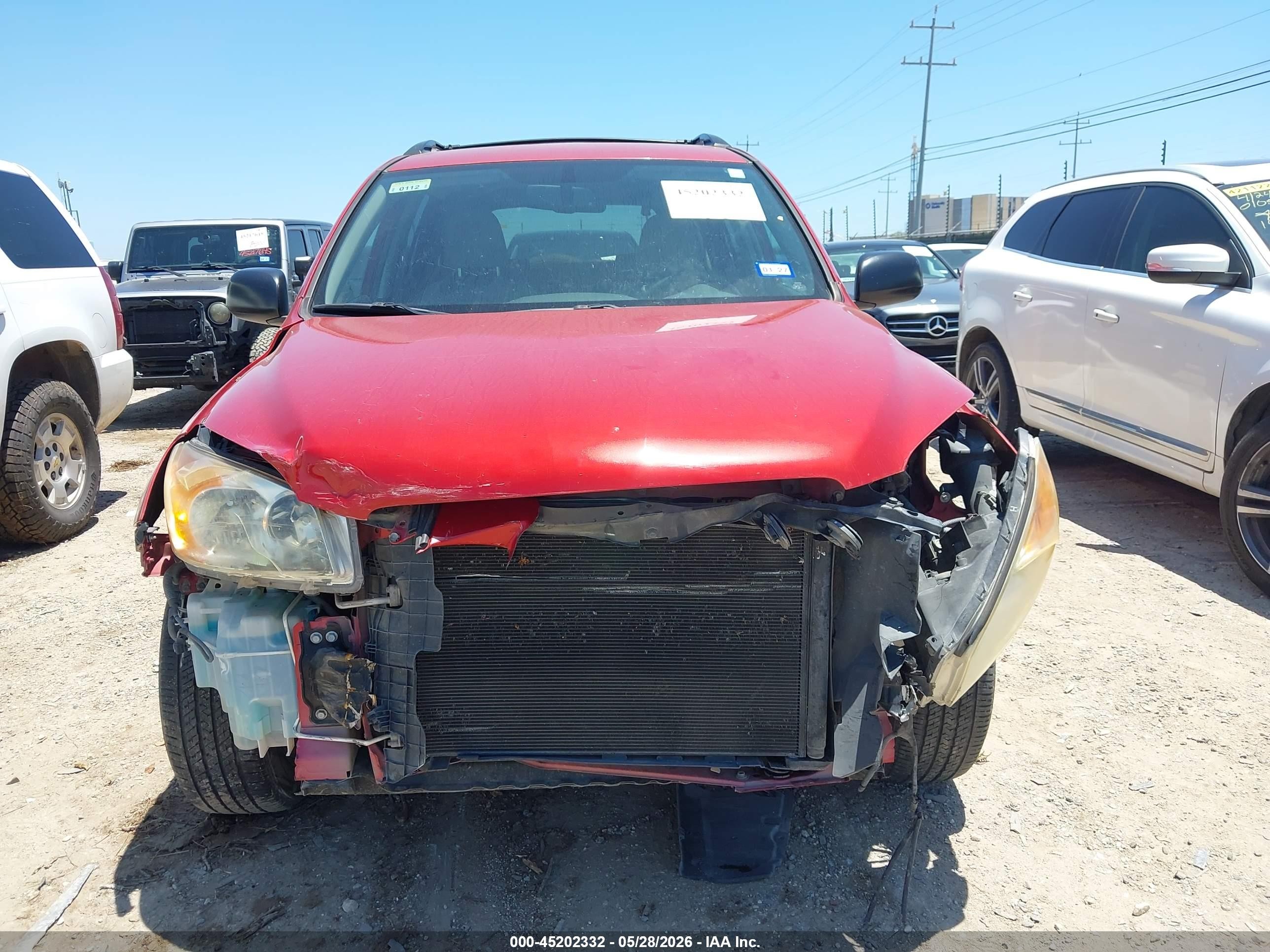 2009 Toyota Rav4   Красный vin: JTMZF33V19D006958