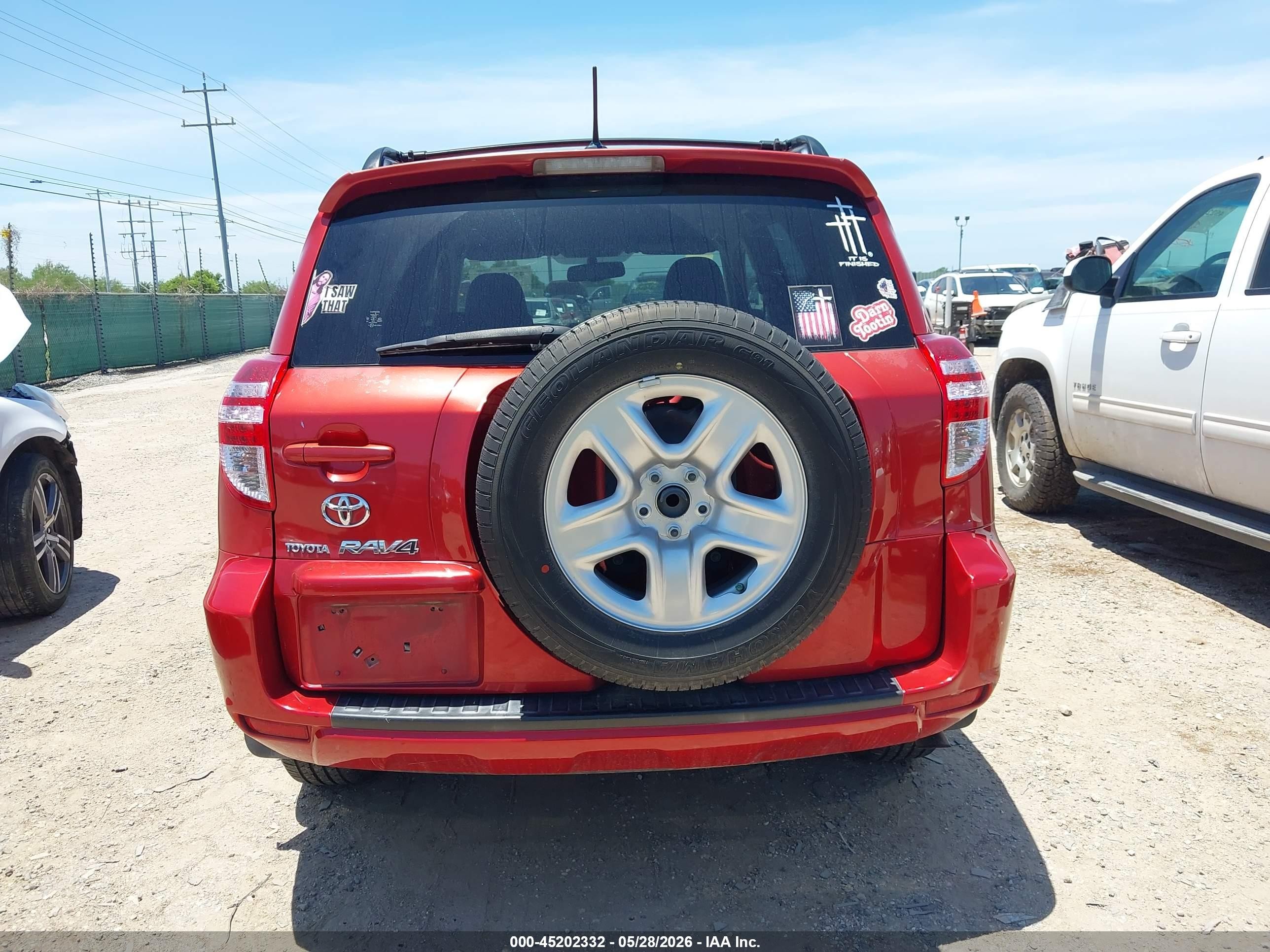 2009 Toyota Rav4   Красный vin: JTMZF33V19D006958