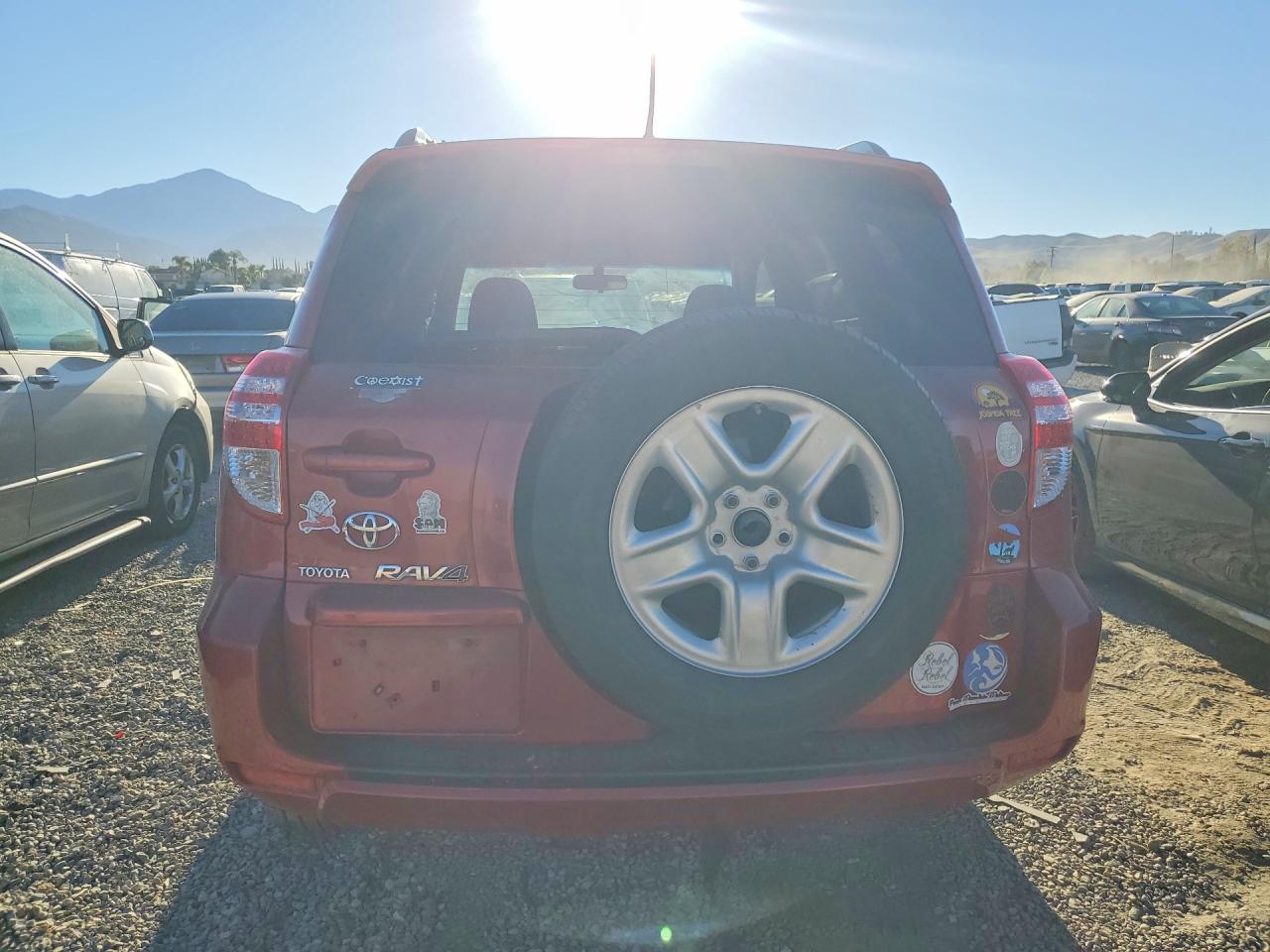 2009 Toyota Rav4 Base Red vin: JTMZF33V29D008850