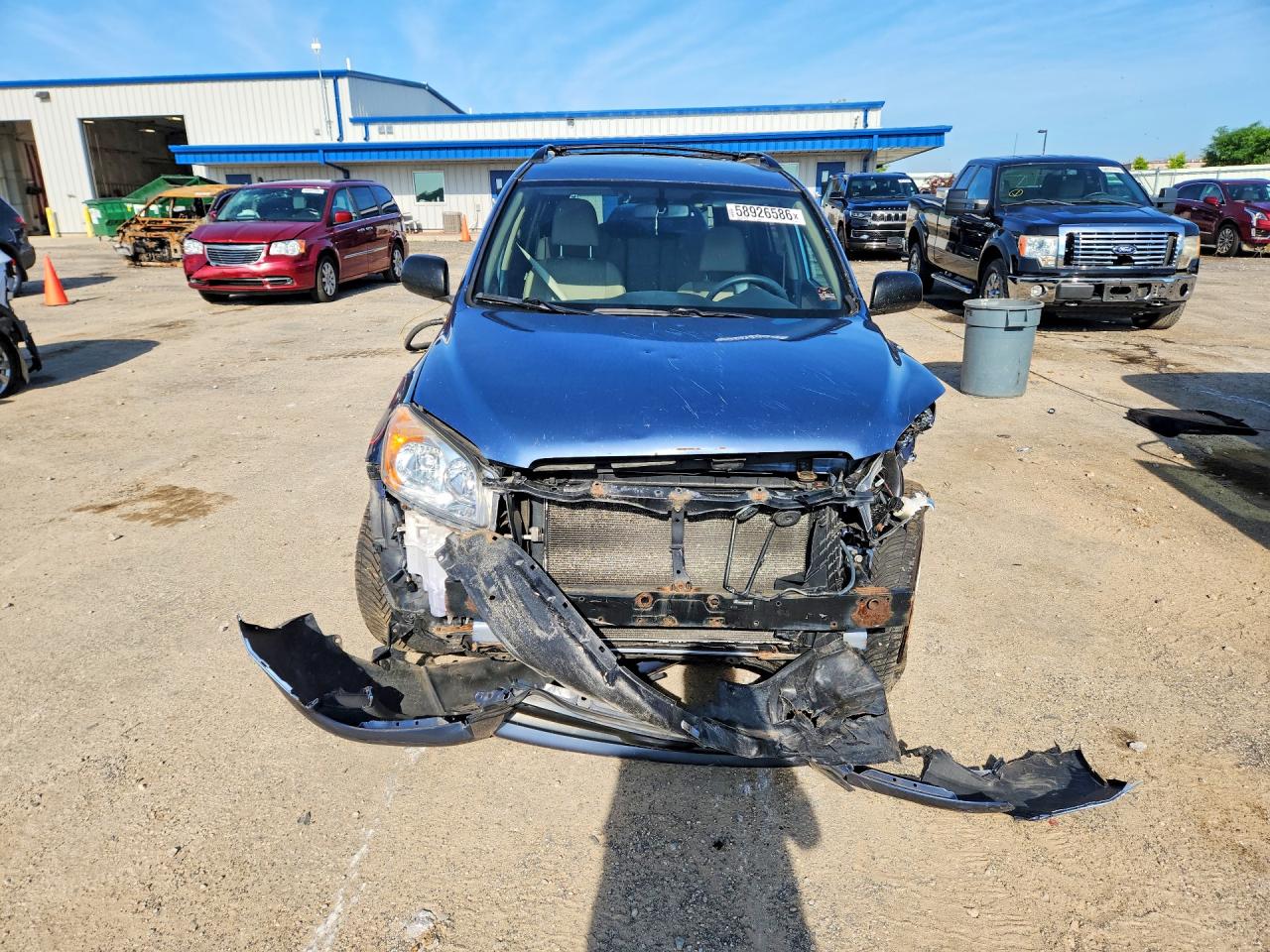 2009 Toyota Rav4 Base Blue vin: JTMZF33V39D003964