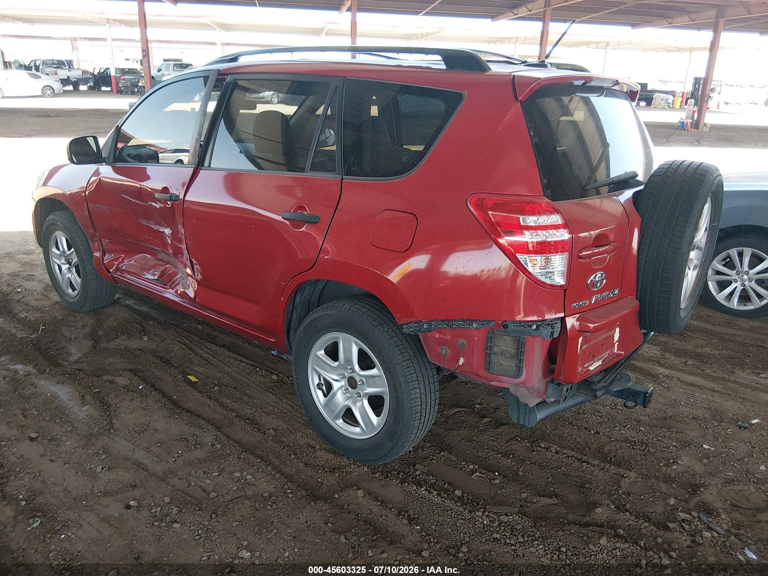 2009 Toyota Rav4   Red vin: JTMZF33V39D004323