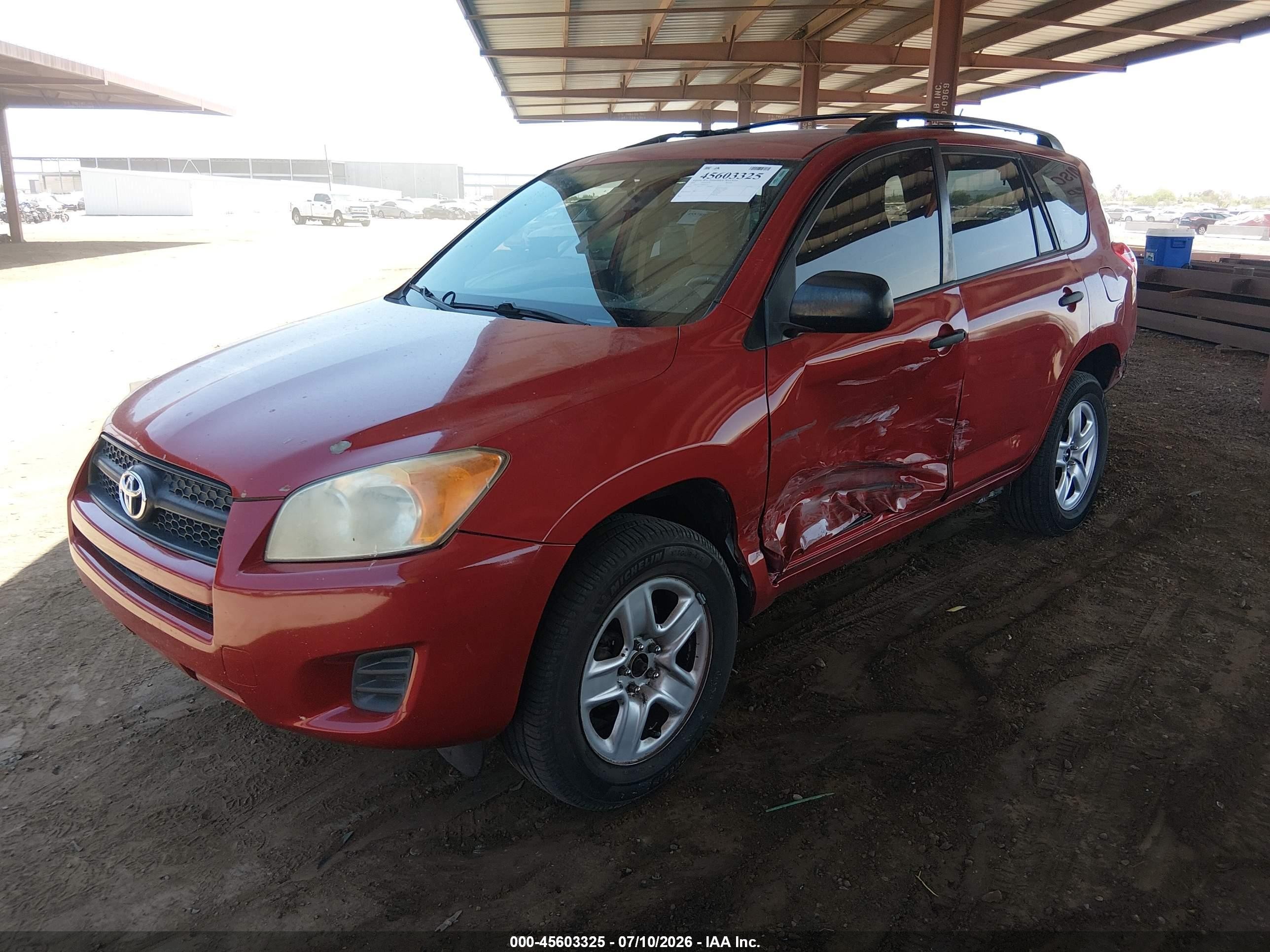 2009 Toyota Rav4   Red vin: JTMZF33V39D004323