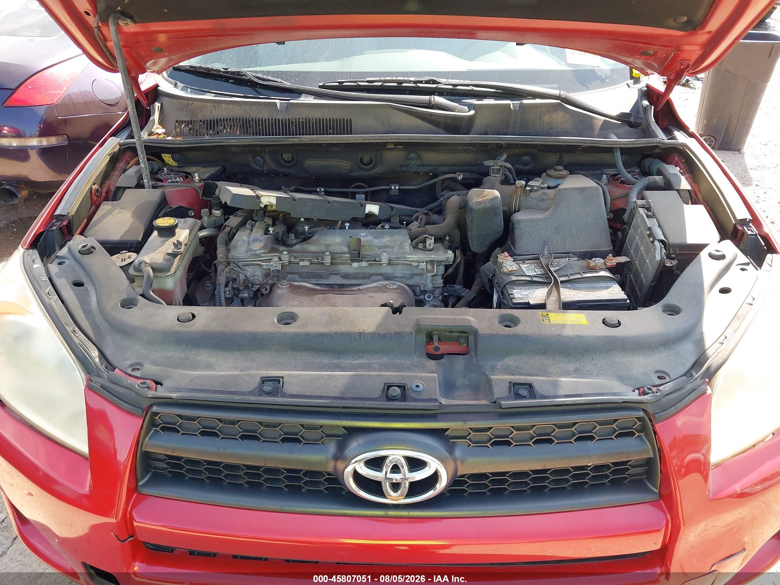 2009 Toyota Rav4 Red vin: JTMZF33V39D007240