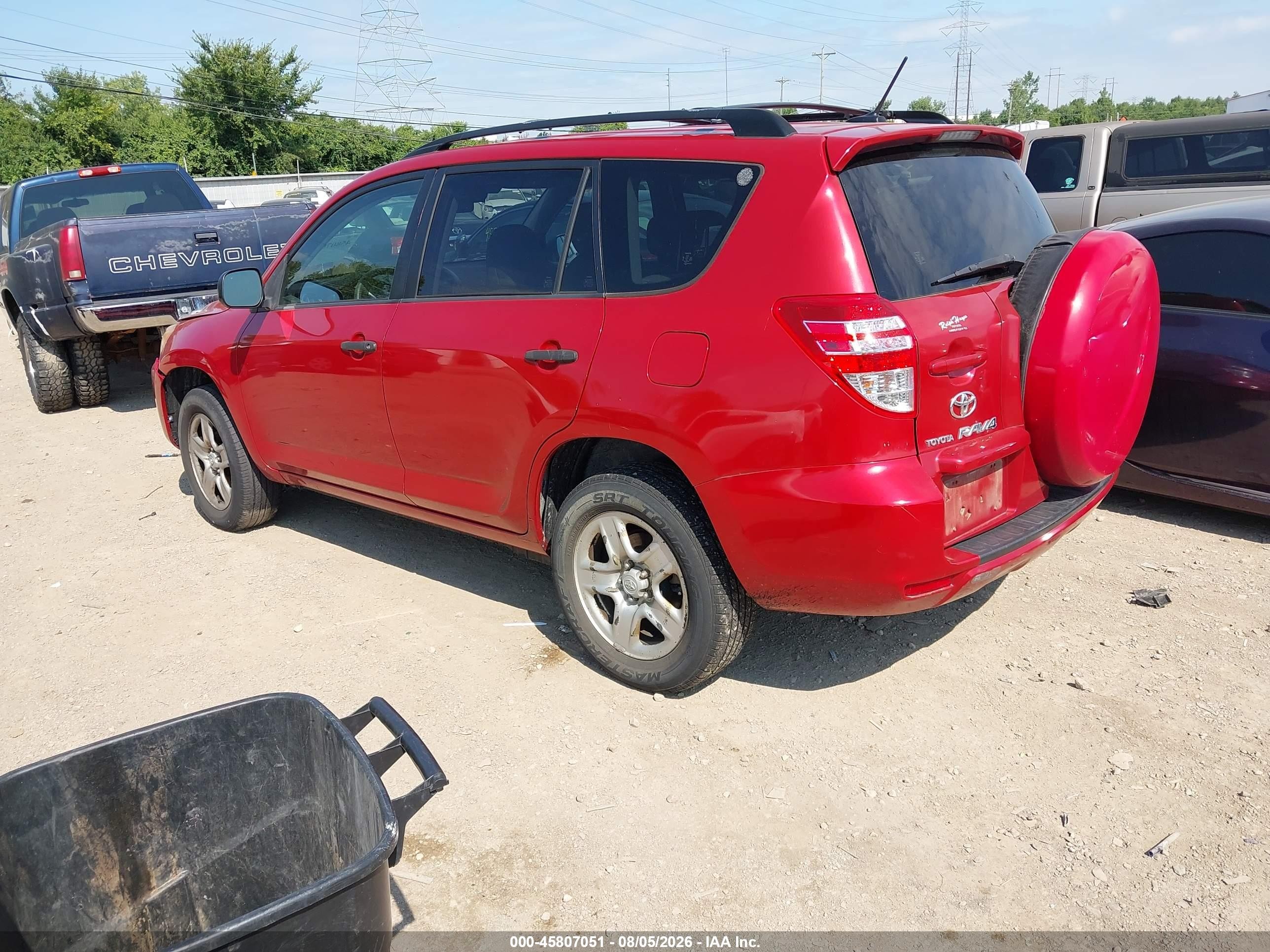2009 Toyota Rav4 Red vin: JTMZF33V39D007240