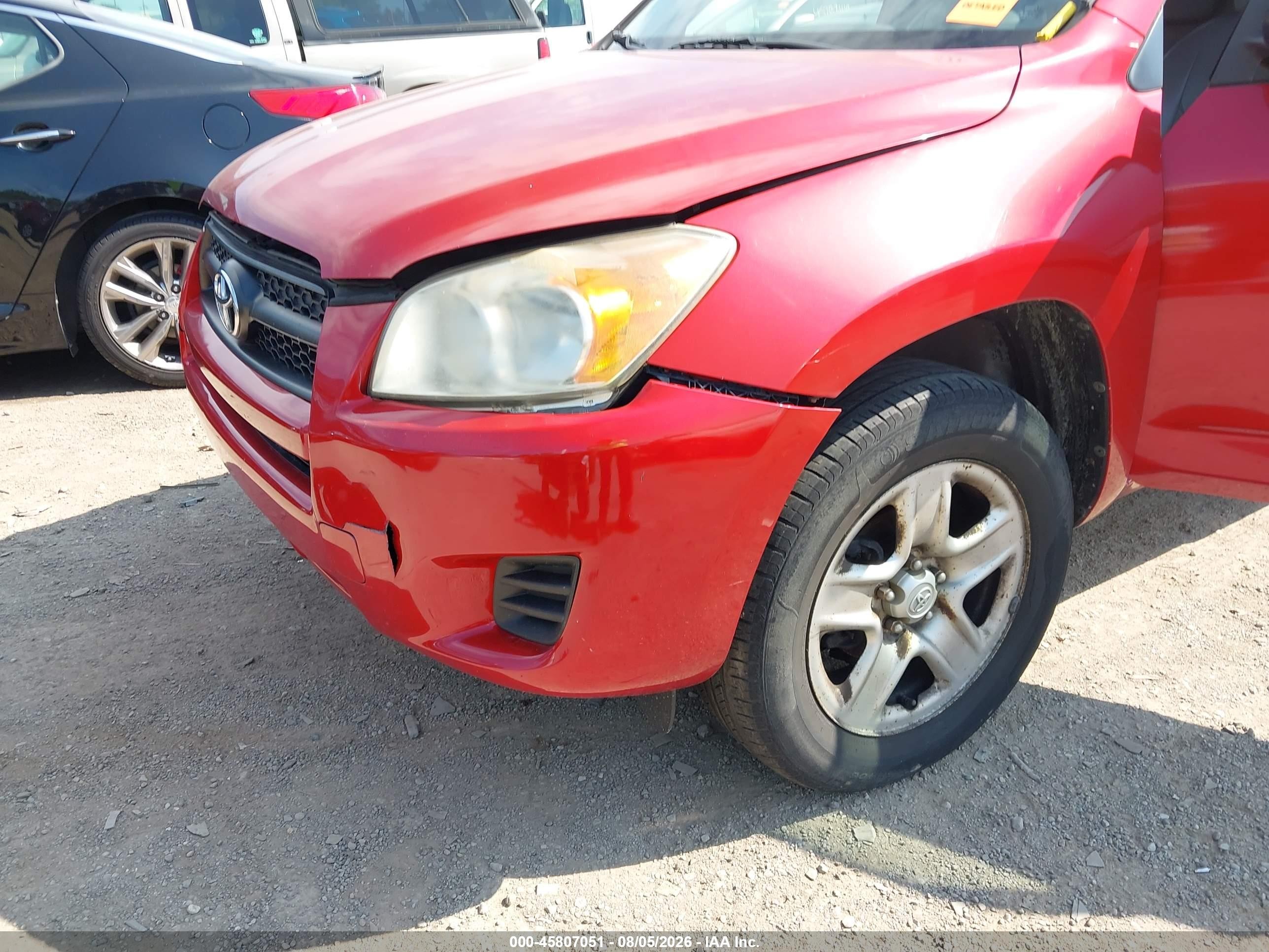 2009 Toyota Rav4 Red vin: JTMZF33V39D007240
