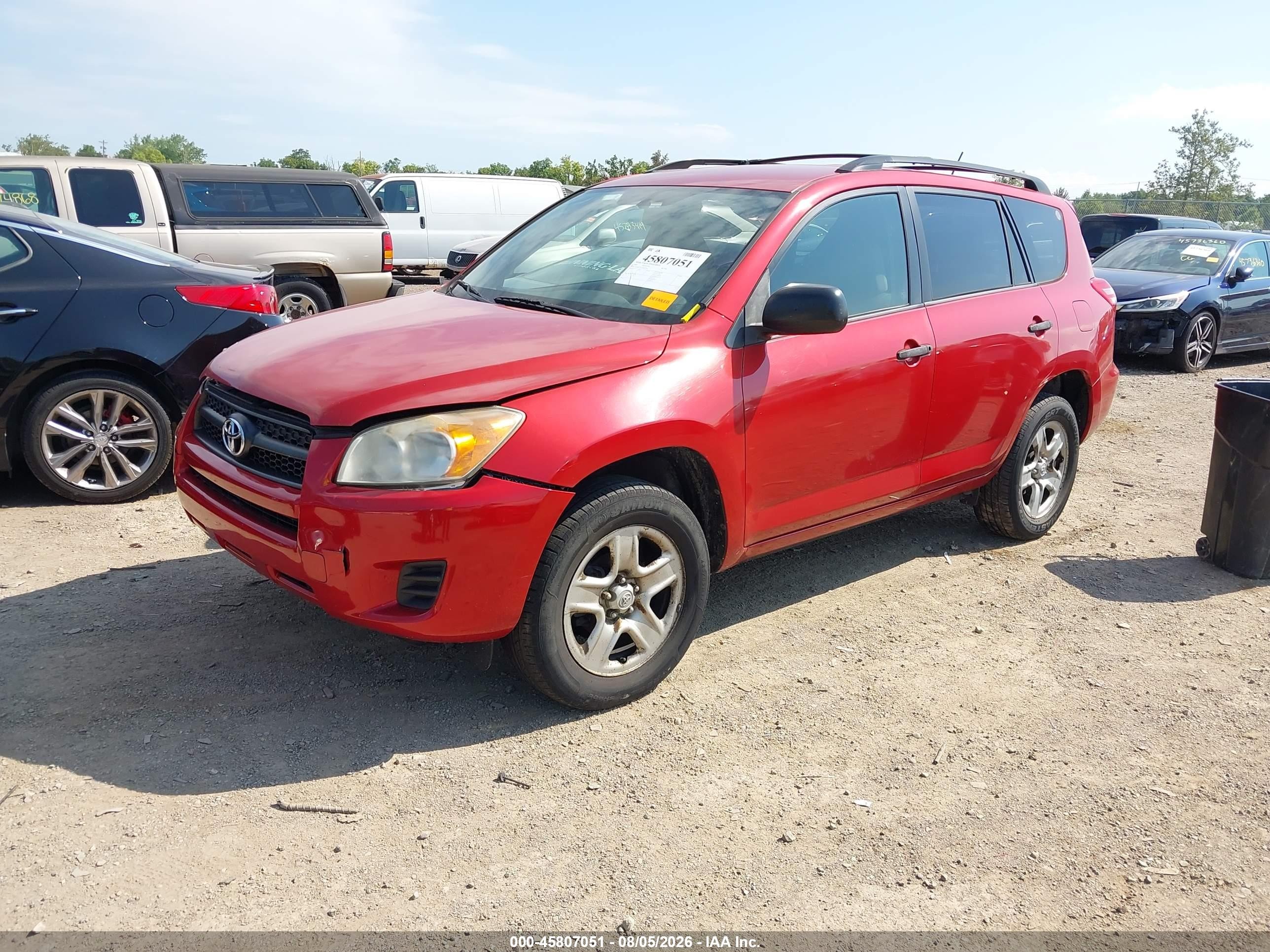 2009 Toyota Rav4 Red vin: JTMZF33V39D007240