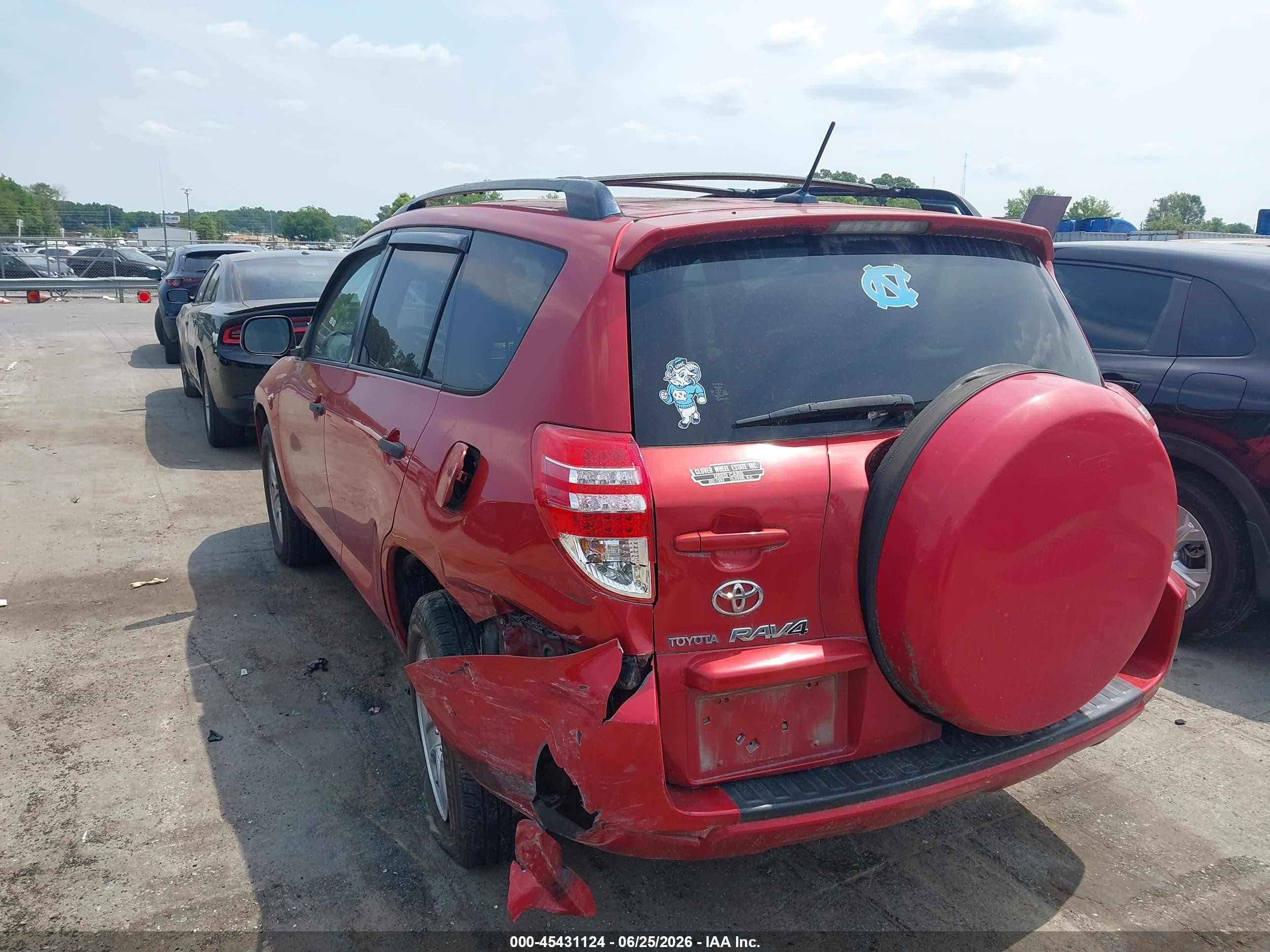 2009 Toyota Rav4 Red vin: JTMZF33V49D006811