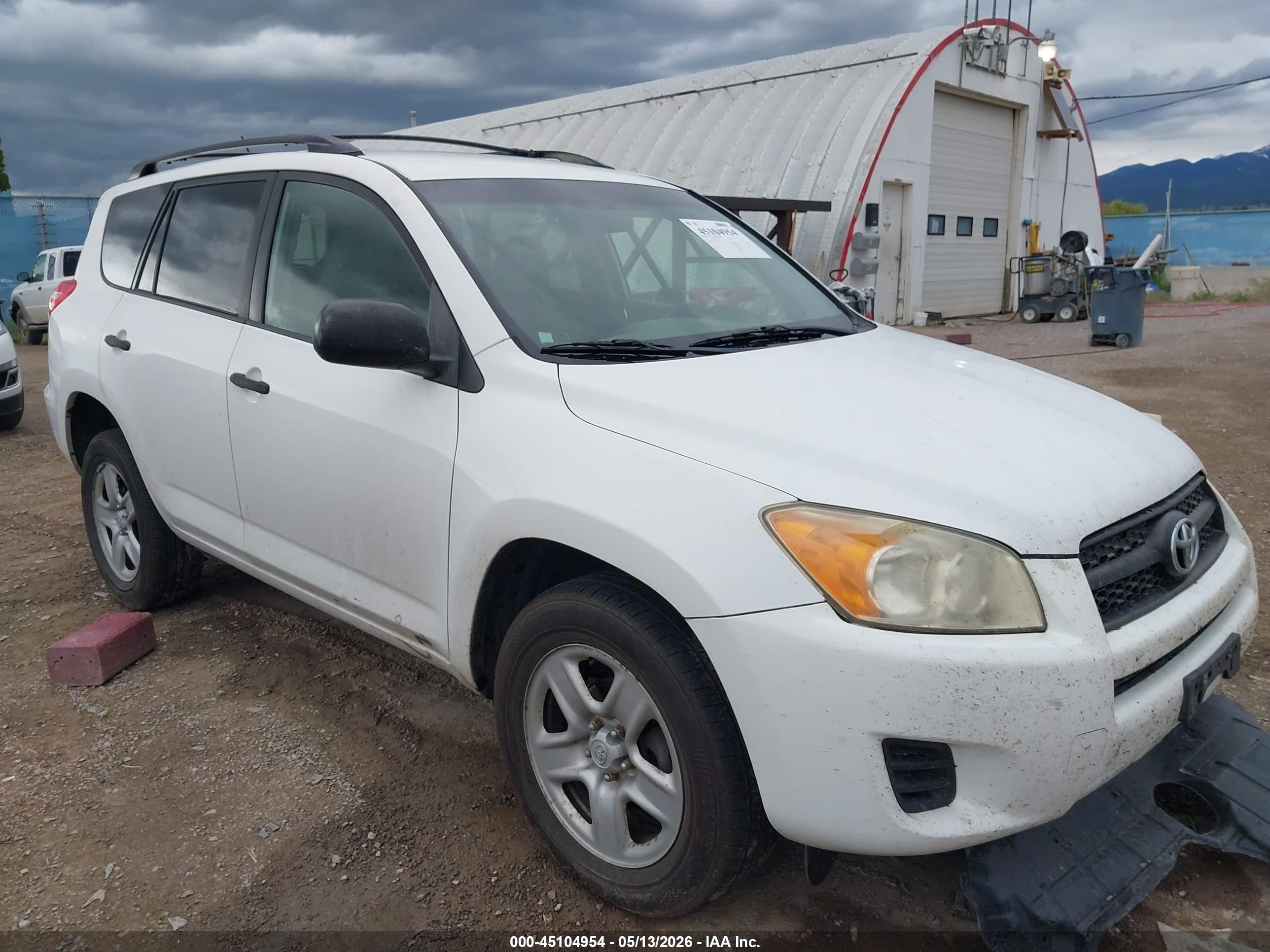 2009 Toyota Rav4   White vin: JTMZF33V49D015511