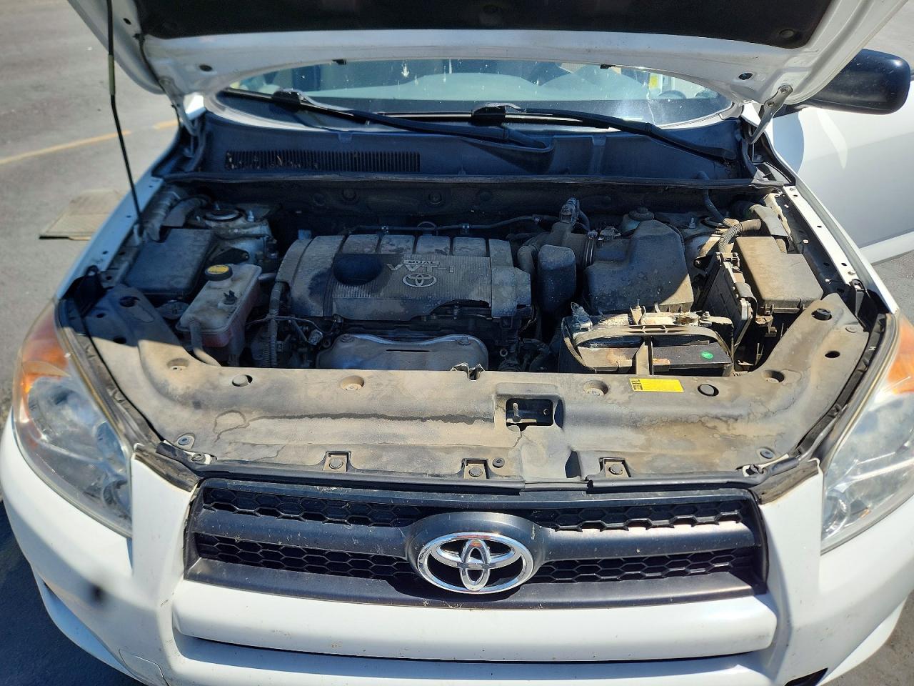 2009 Toyota Rav4 Base White vin: JTMZF33V59D014237