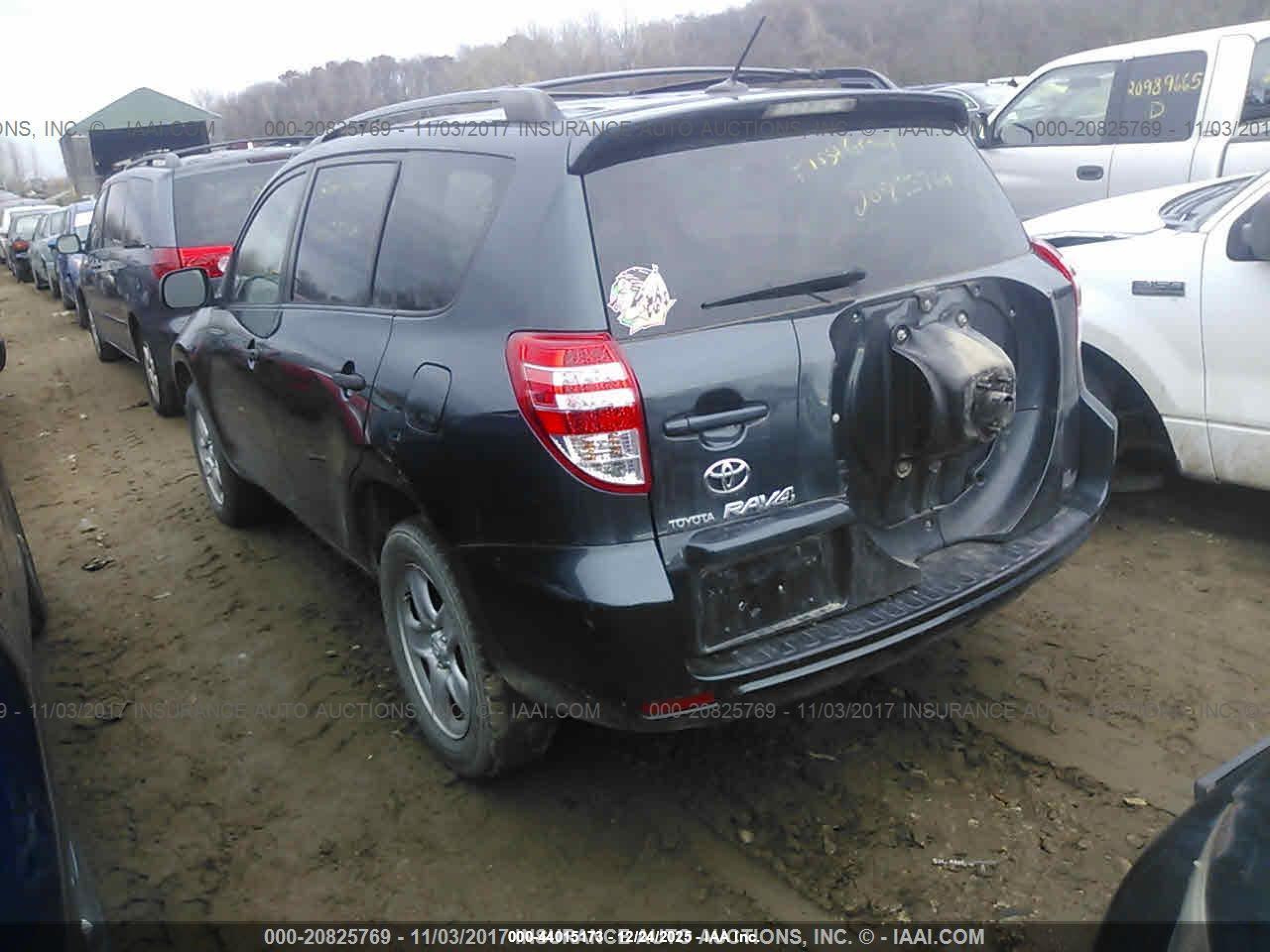 2009 Toyota Rav4   Черный vin: JTMZF33V695014063