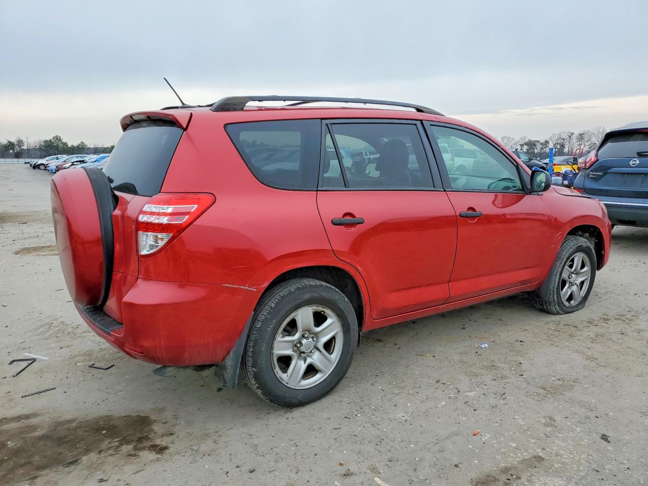 2009 Toyota Rav4 Base Red vin: JTMZF33V69D006311
