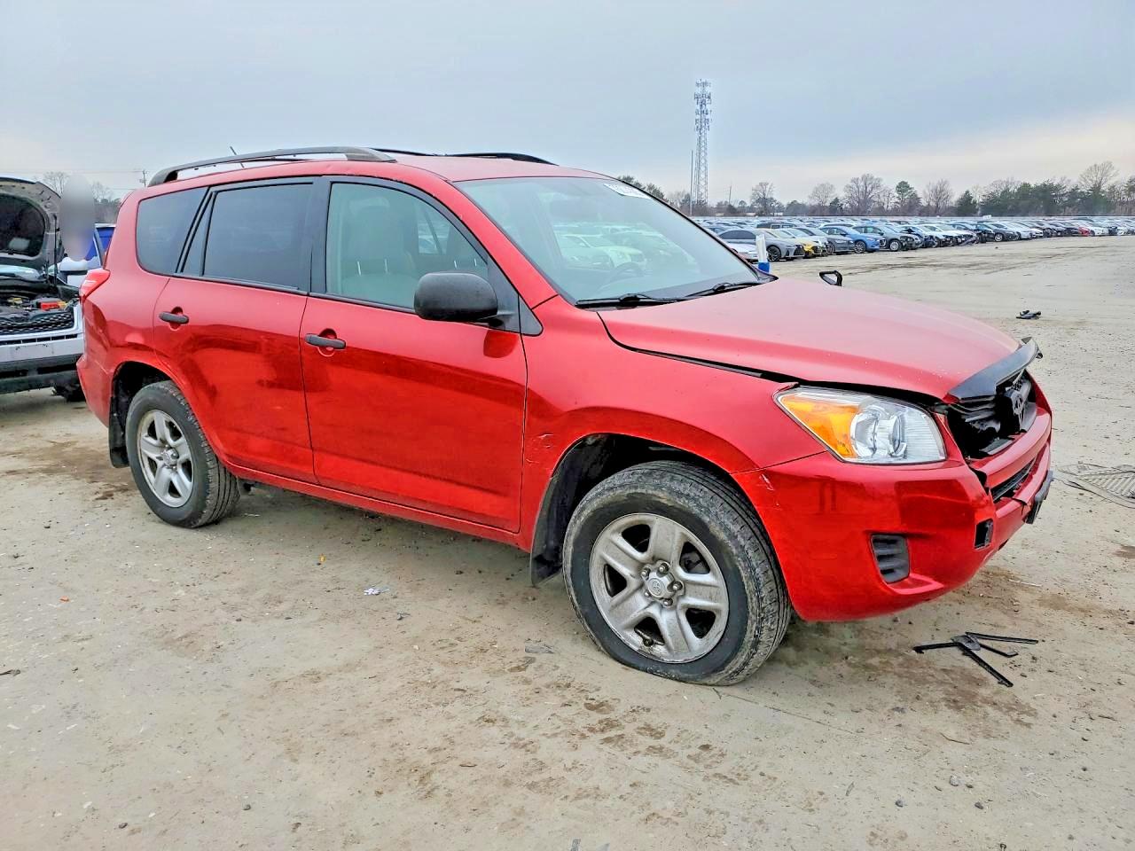 2009 Toyota Rav4 Base Red vin: JTMZF33V69D006311