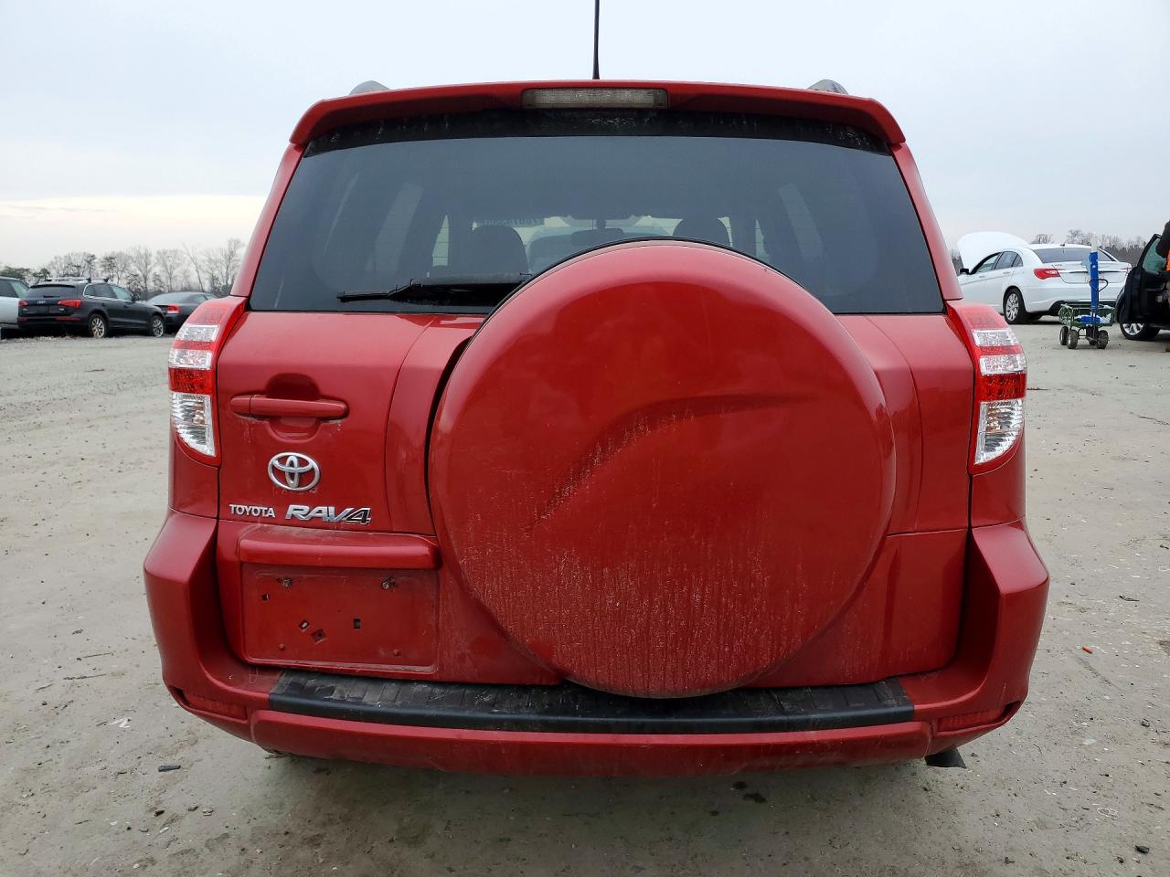 2009 Toyota Rav4 Base Red vin: JTMZF33V69D006311