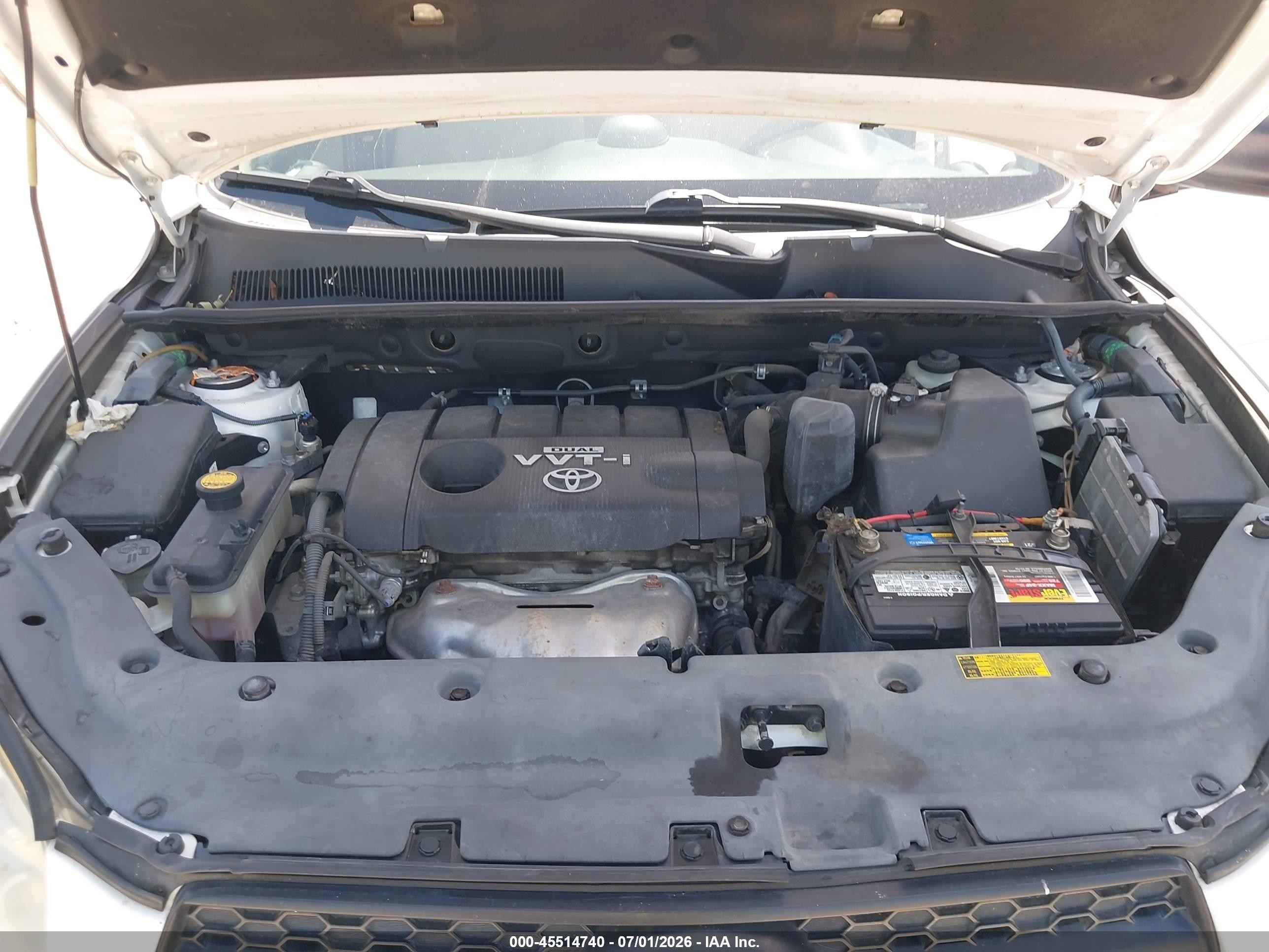 2009 Toyota Rav4   White vin: JTMZF33V69D006454