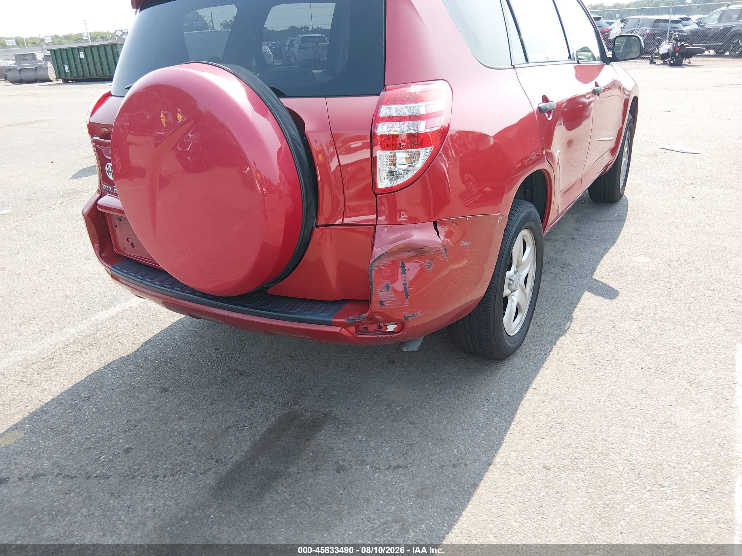 2009 Toyota Rav4   Red vin: JTMZF33V69D014537